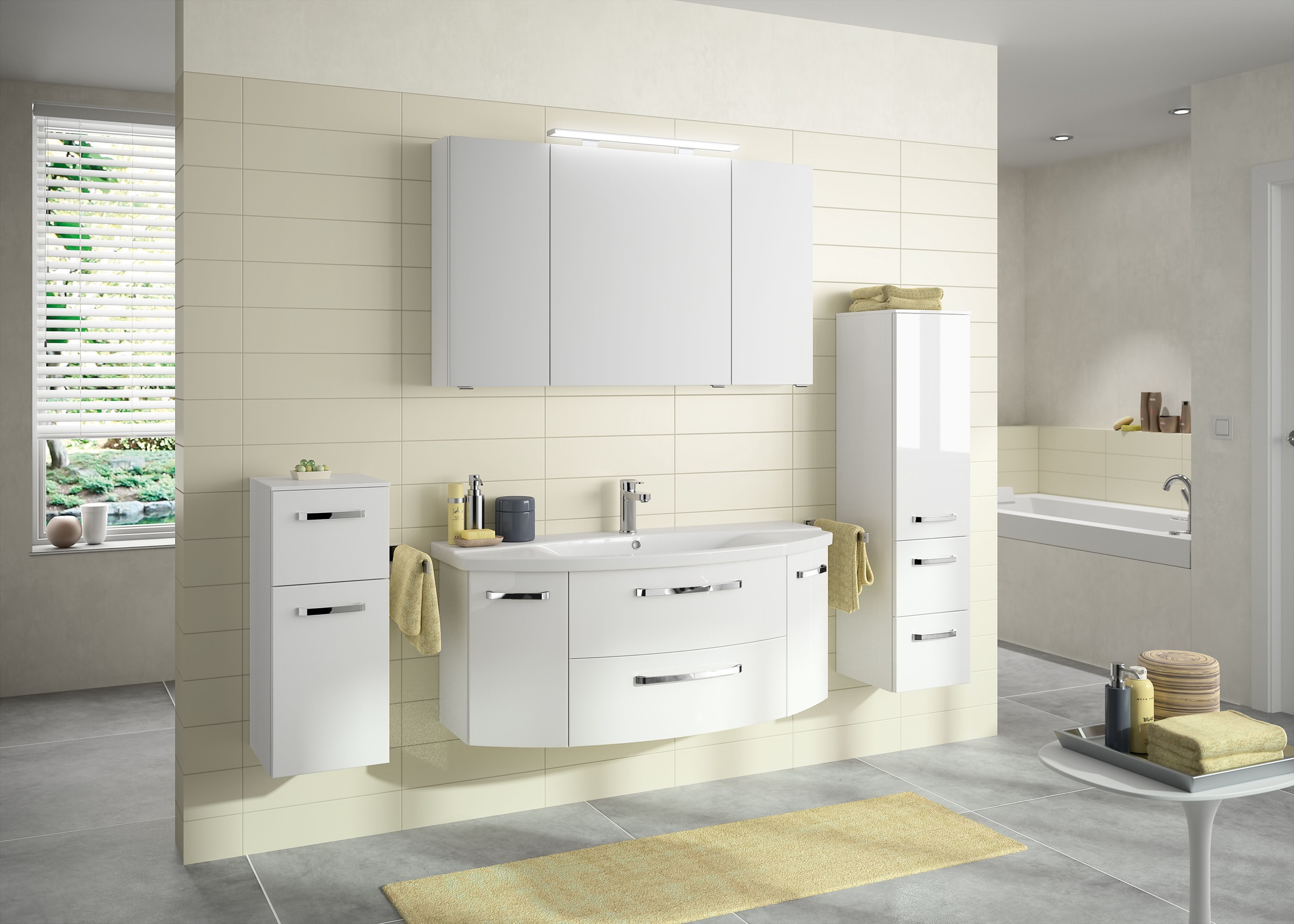 Saphir Badezimmerspiegelschrank Serie 4010 Badezimmer-Spiegelschrank inkl. günstig online kaufen