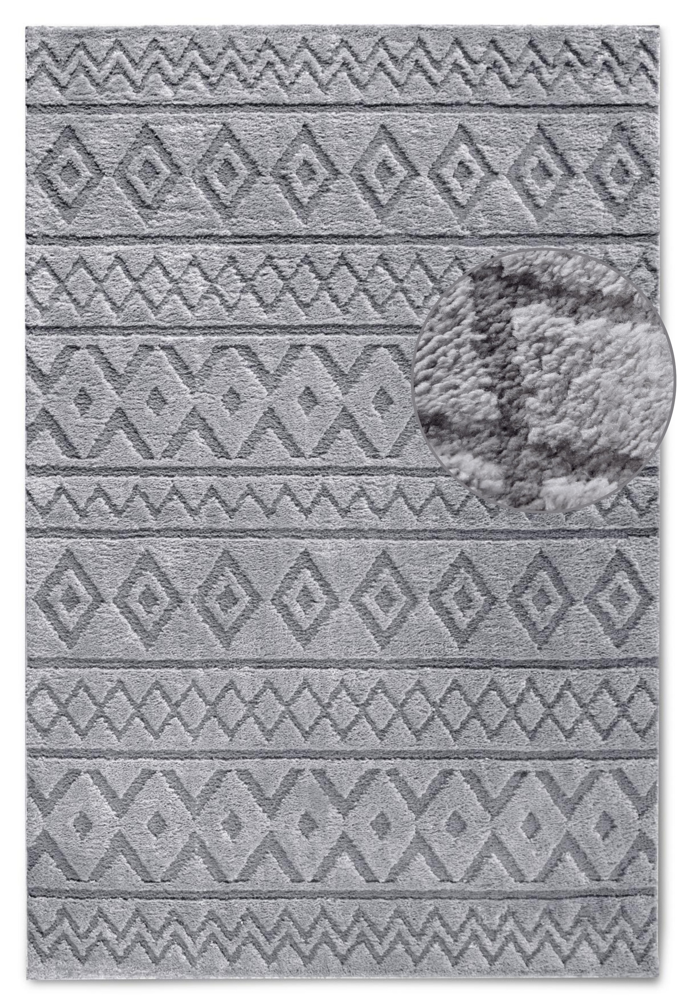 ELLE DECORATION Designteppich "Itinerance" rechteckig 18 mm Höhe Hochflor, günstig online kaufen