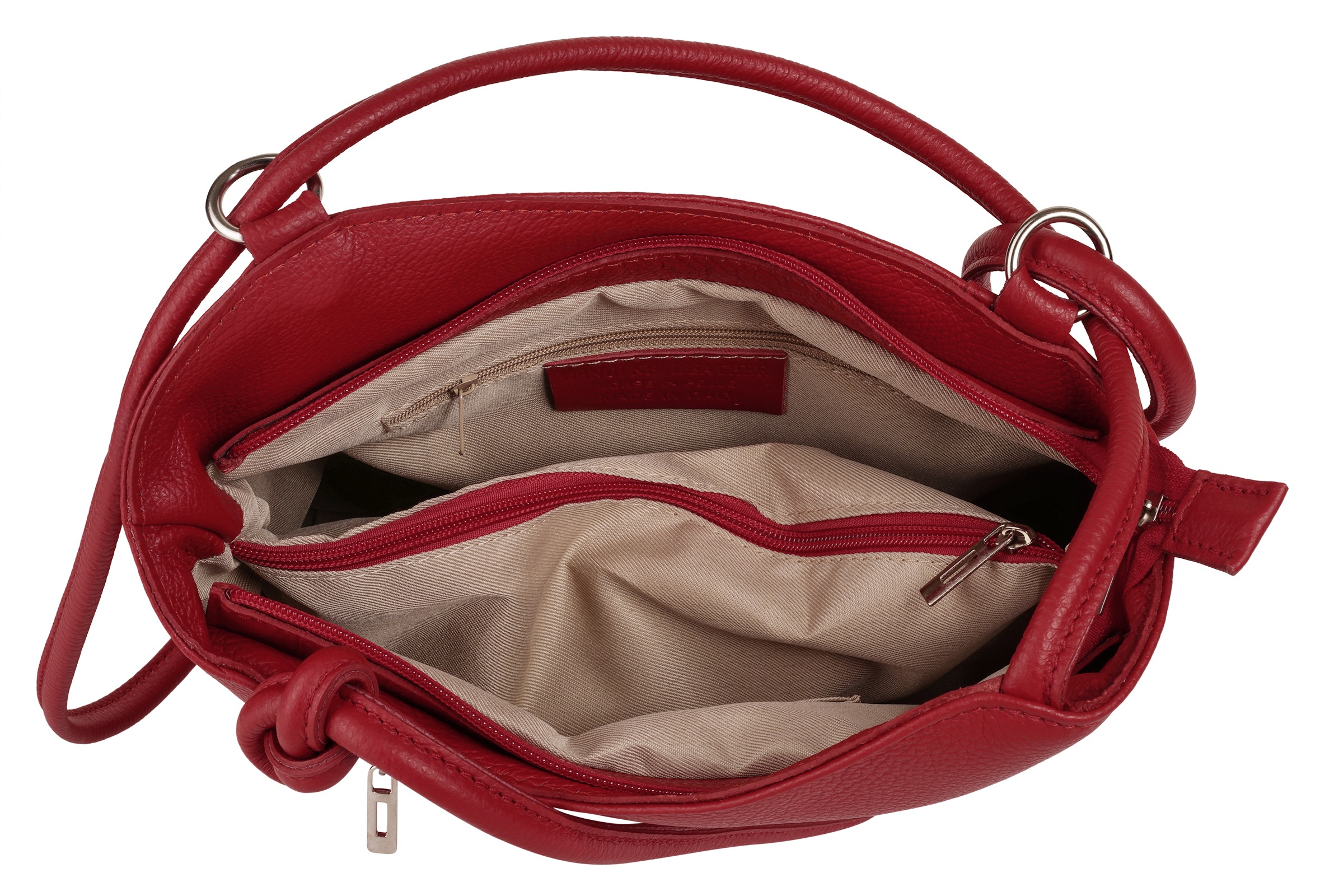 Cluty Cityrucksack, echt Leder, Made in Italy