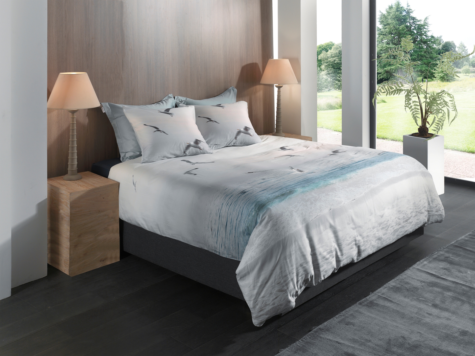 Heckett & Lane Bettwäsche »Heckettlane Bettwäsche Esma« 2 Bettwäsche aus 100% Baumwolle, hochwertige Mako-Satin, ab 135x200 cm.