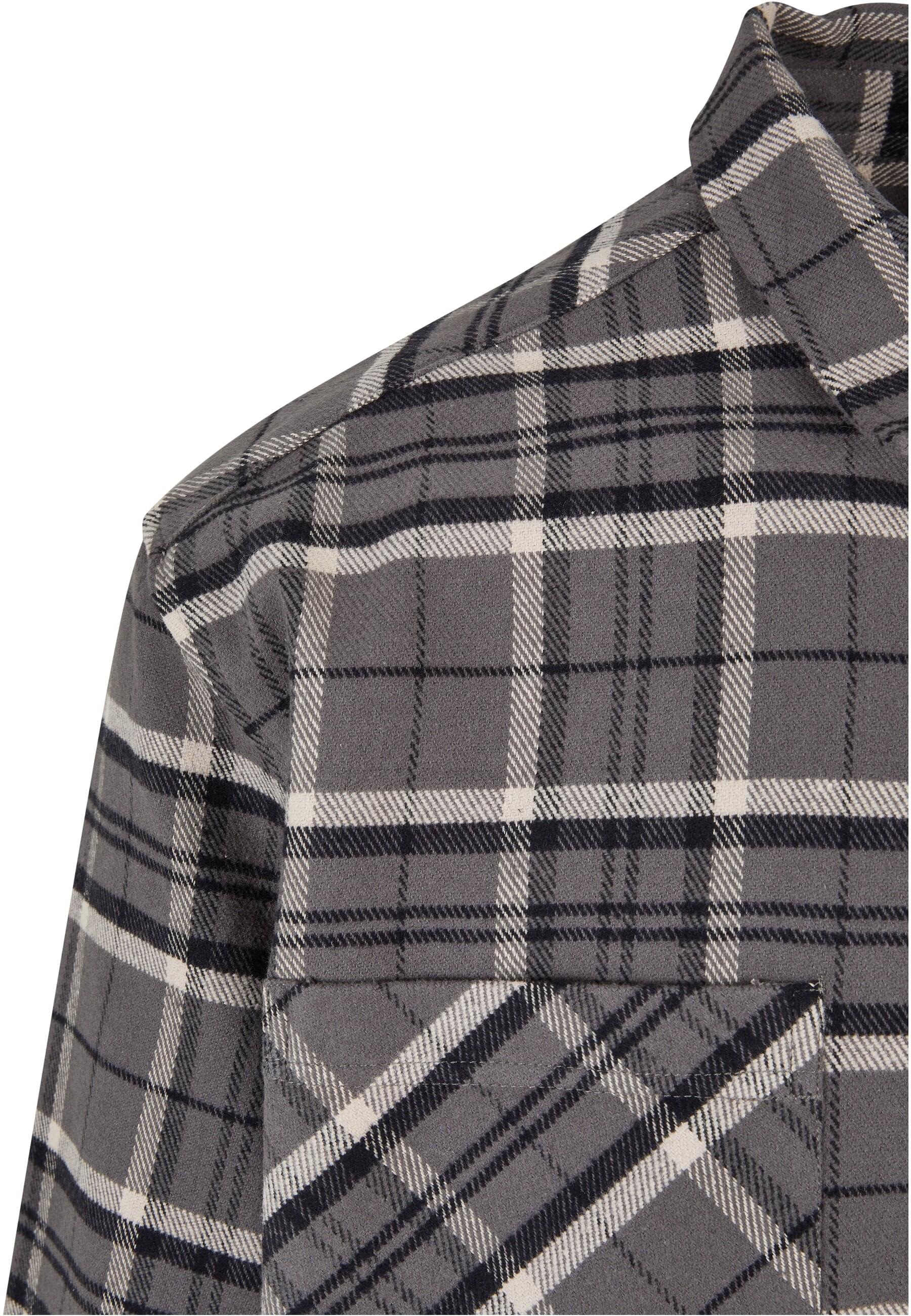 URBAN CLASSICS Langarmhemd »Urban Classics Herren Boxy Kane Check Shirt« 1 Stk. tlg.