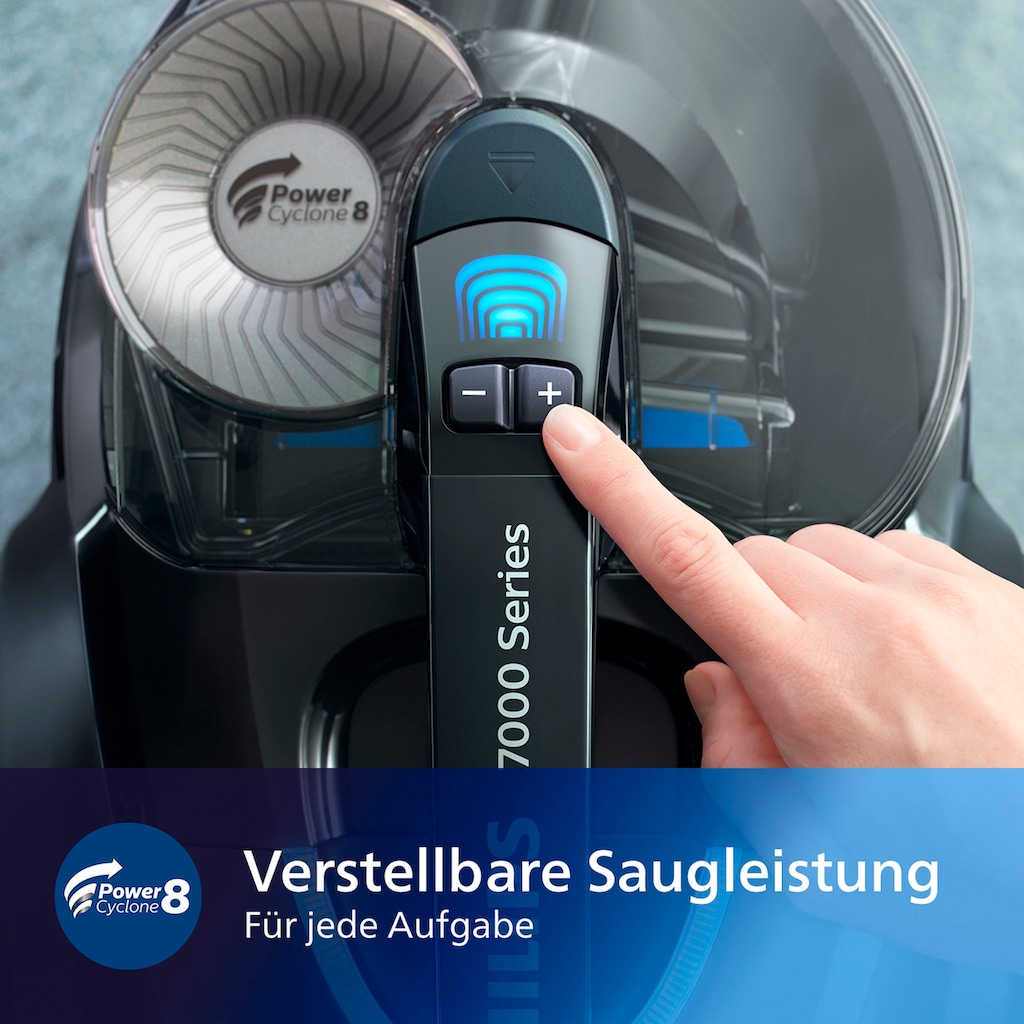 Philips Bodenstaubsauger »FC9741/09«, 900 W, beutellos, mit 2,0 l Fassungsvermögen und Tri-Active+-Düse