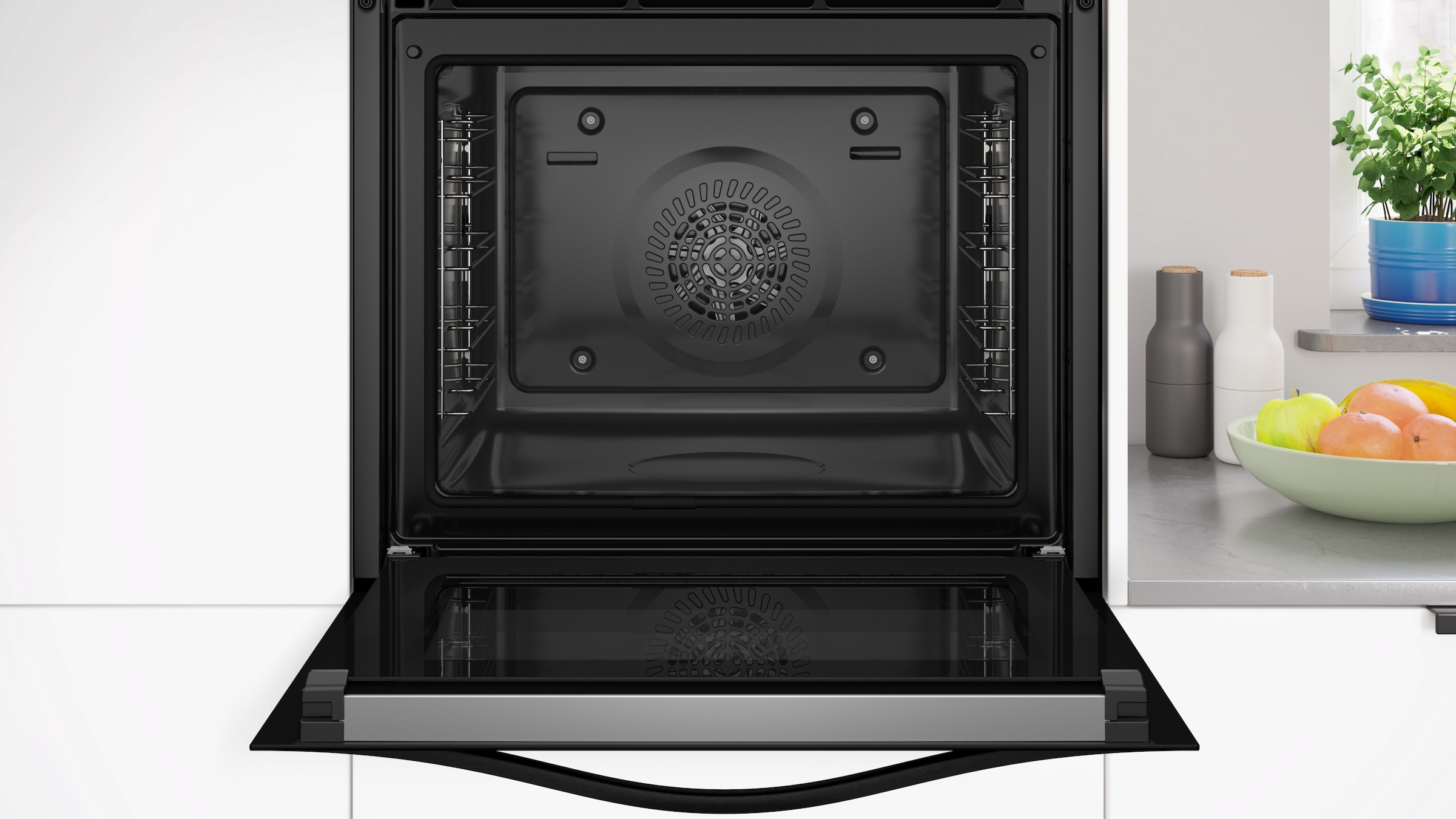 Constructa Backofen-Set »CF4M28063« mit Teleskopauszug nachrüstbar Pyrolyse-Selbstreinigung