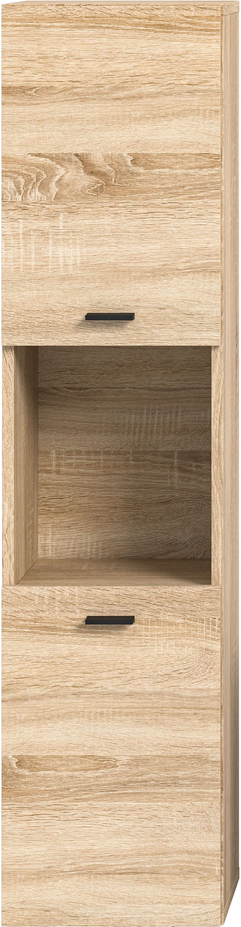 welltime Hochschrank »Tampa, Höhe 125cm, hängend oder stehend montierbar« Badschrank, Bad-Hängeschrank, Badezimmer, Bad-Möbel