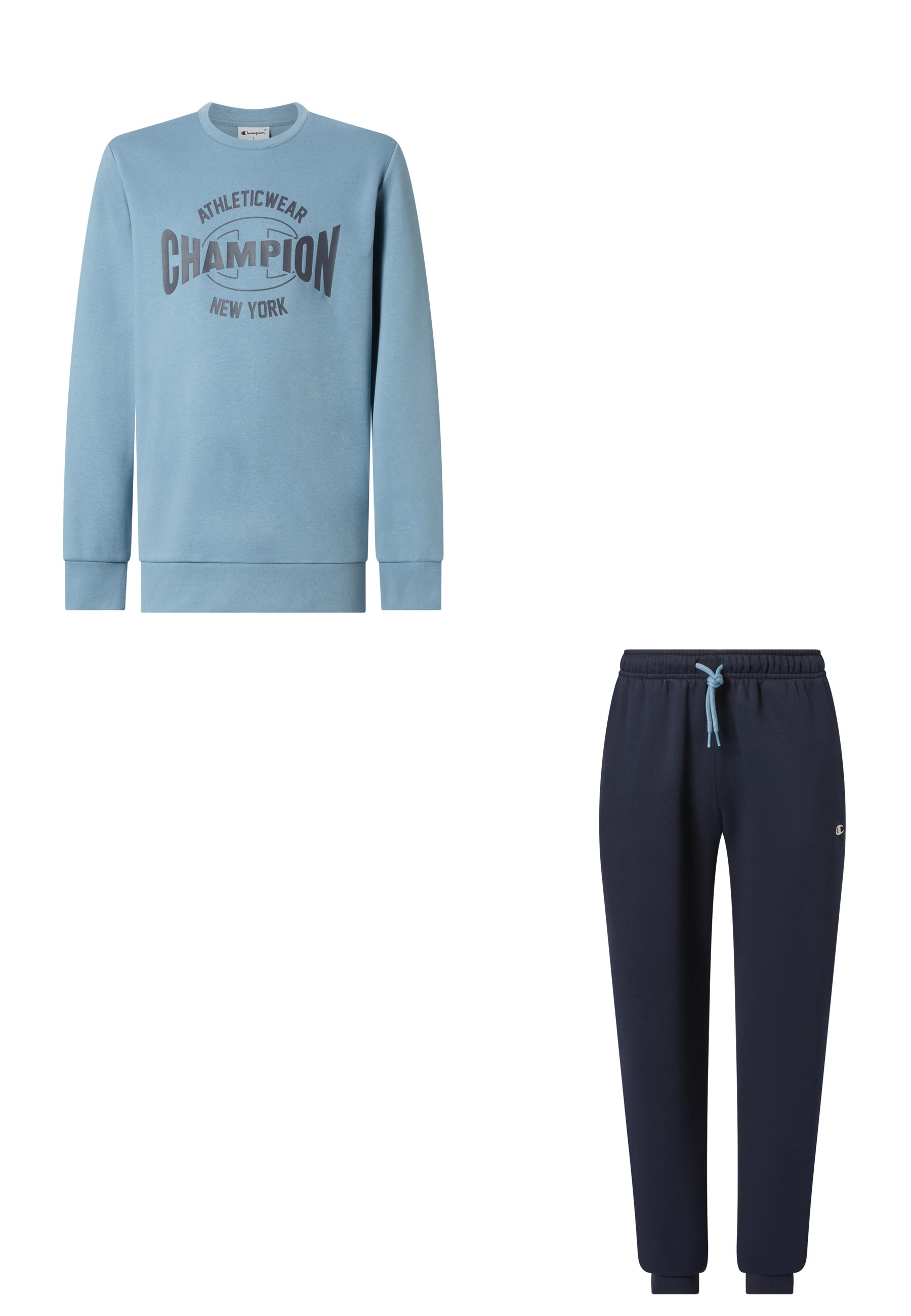 Champion Jogginganzug »SPORTWEAR CREWNECK SWEATSUITS Standard Fit« 2 2-teiliges Set, sportlicher Stil, aus Baumwolle und Polyester