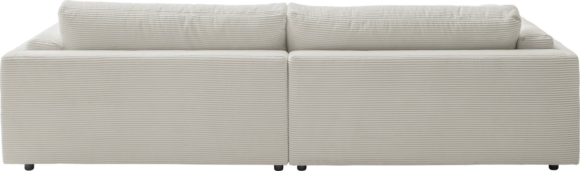 3C Candy Big-Sofa »Karalis mit extra großer Sitztiefe, elegantes Mega Sofa zum Relaxen,«, auch in Cord- oder Leder-Bezug, lose Kissen, loungige Bequemlichkeit