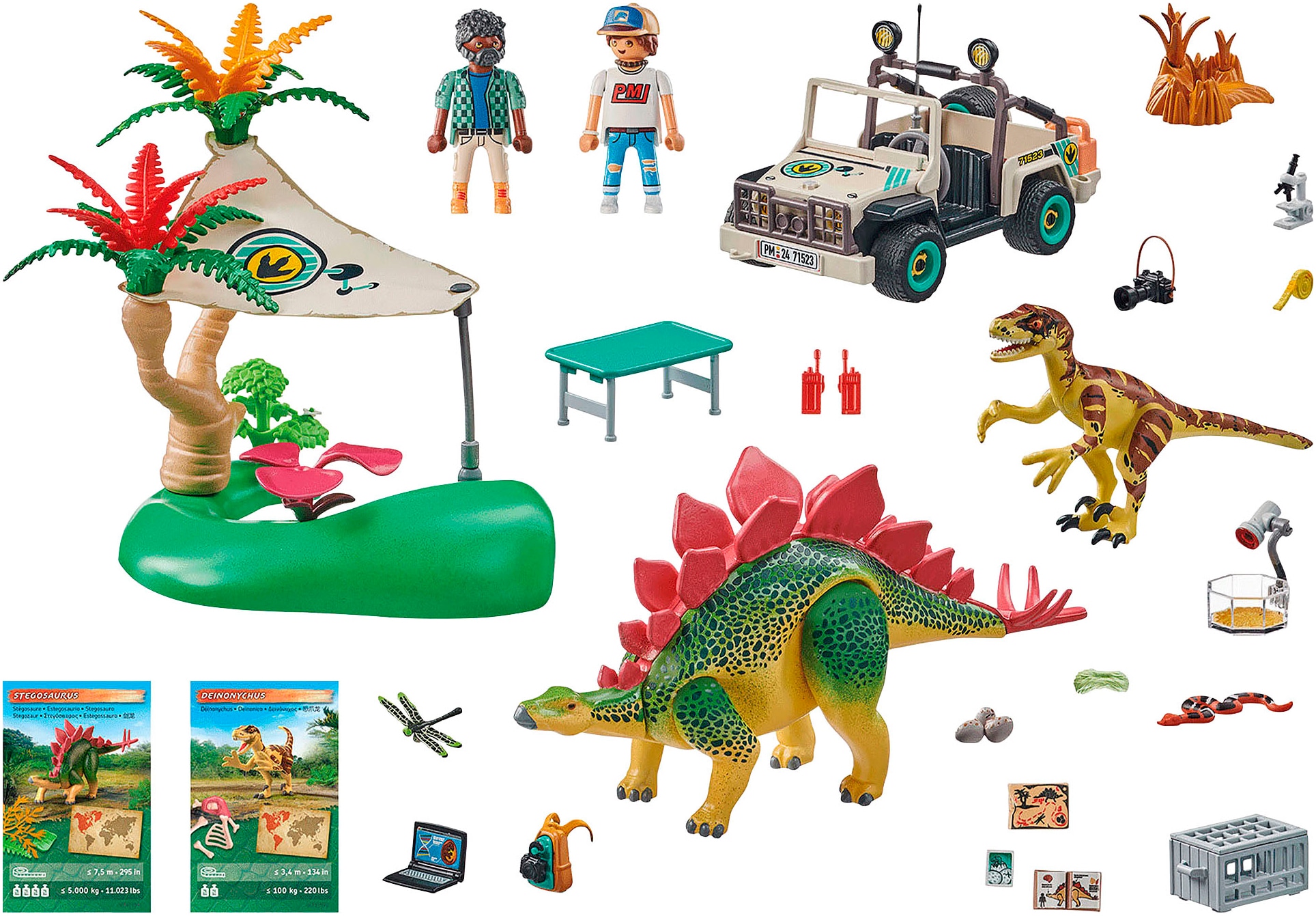 Playmobil® Konstruktions-Spielset »Forschungscamp mit Dinos (71523), Dinos«, (93 St.), Made in Europe