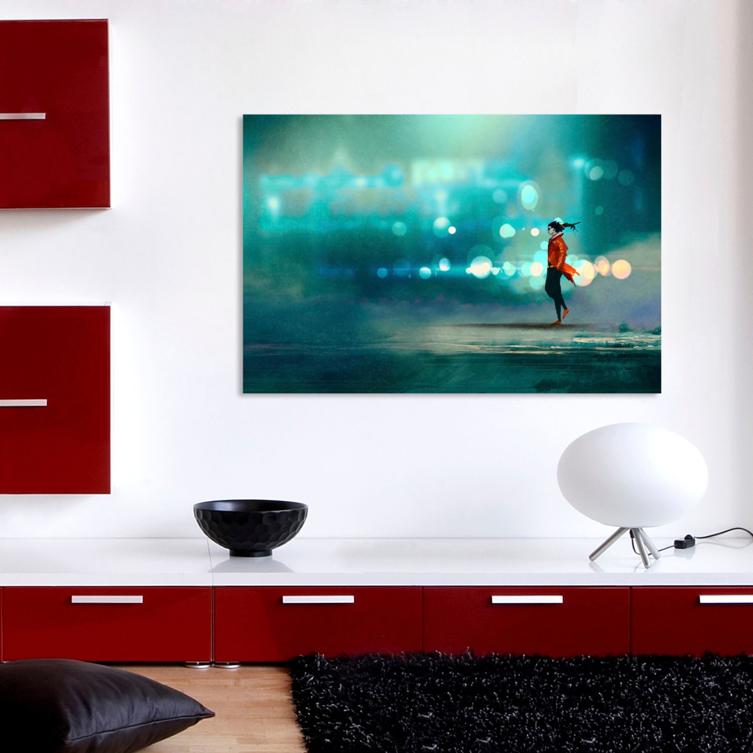 queence Acrylglasbild »Frau«, Kunst-Frau-Bilder von Frauen, Fine Art-Print günstig online kaufen