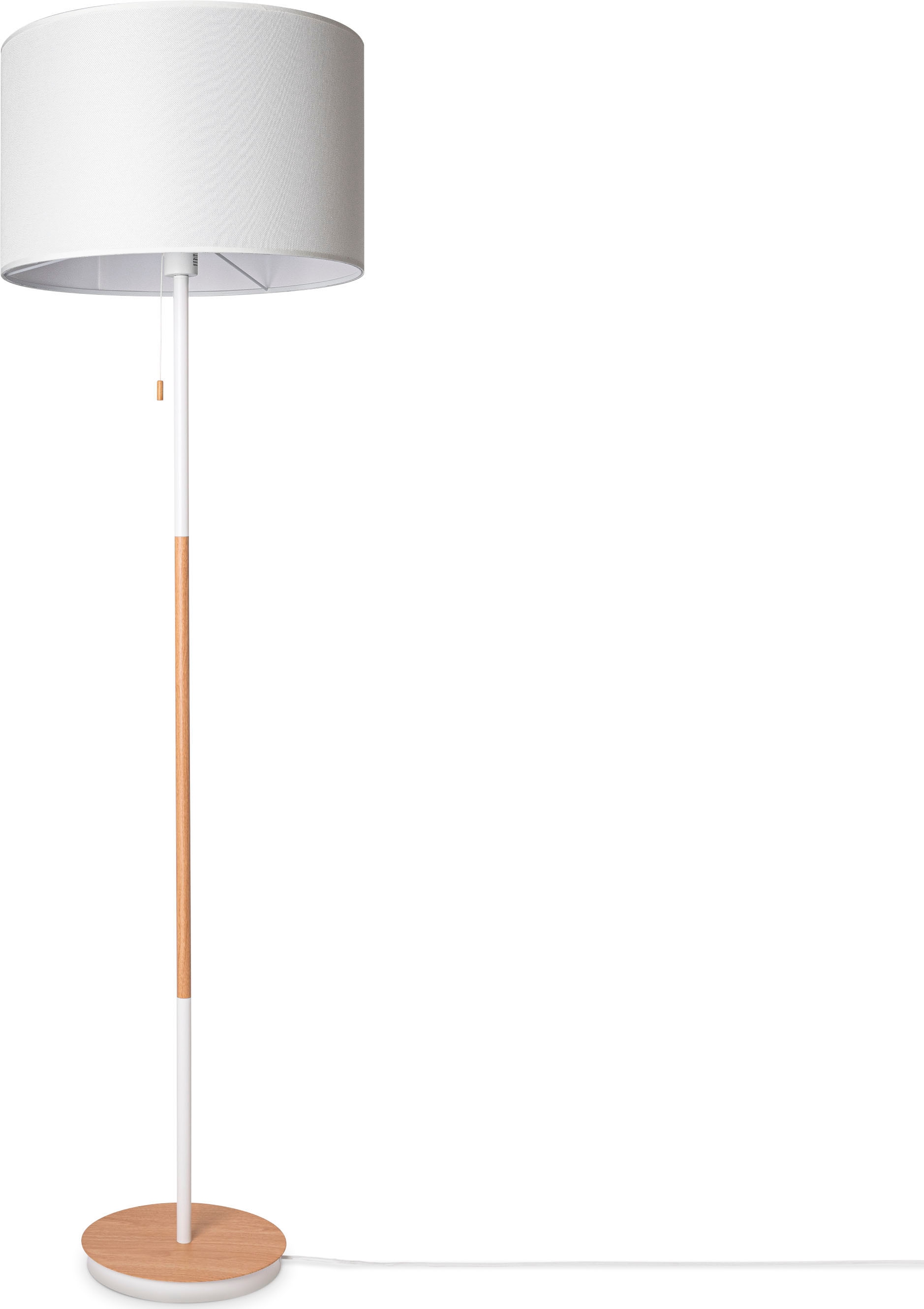 Paco Home Stehlampe »EK Stoffschirm Standleuchte Einfarbig UNI E27 Wohnzimmer CA online COLOR«, Skandi Stofflampe kaufen