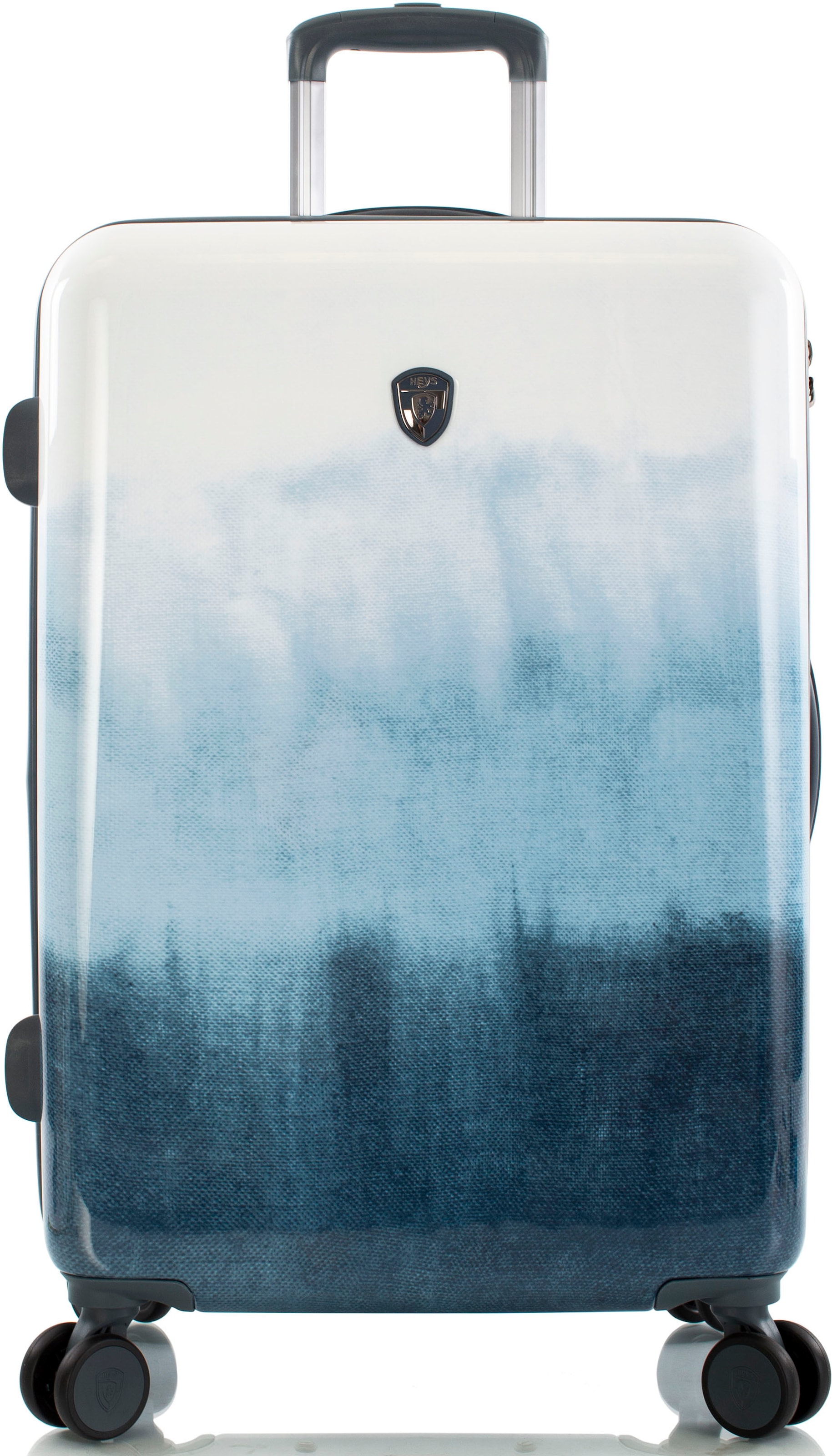 Heys Hartschalen-Trolley »Tie-Dye blau, 66 cm«, 4 Rollen, Heys x Joachim Llambi Hartschalen-Koffer Volumenerweiterung
