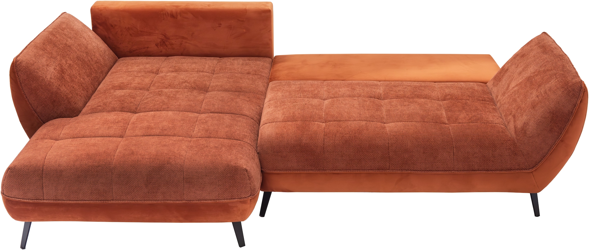 exxpo - sofa fashion Ecksofa »Midway mit einfacher Easy-Lift-Bettfunktion, bequem und modern« inkl. Bettfunktion und praktischem Bettkasten, L-Form