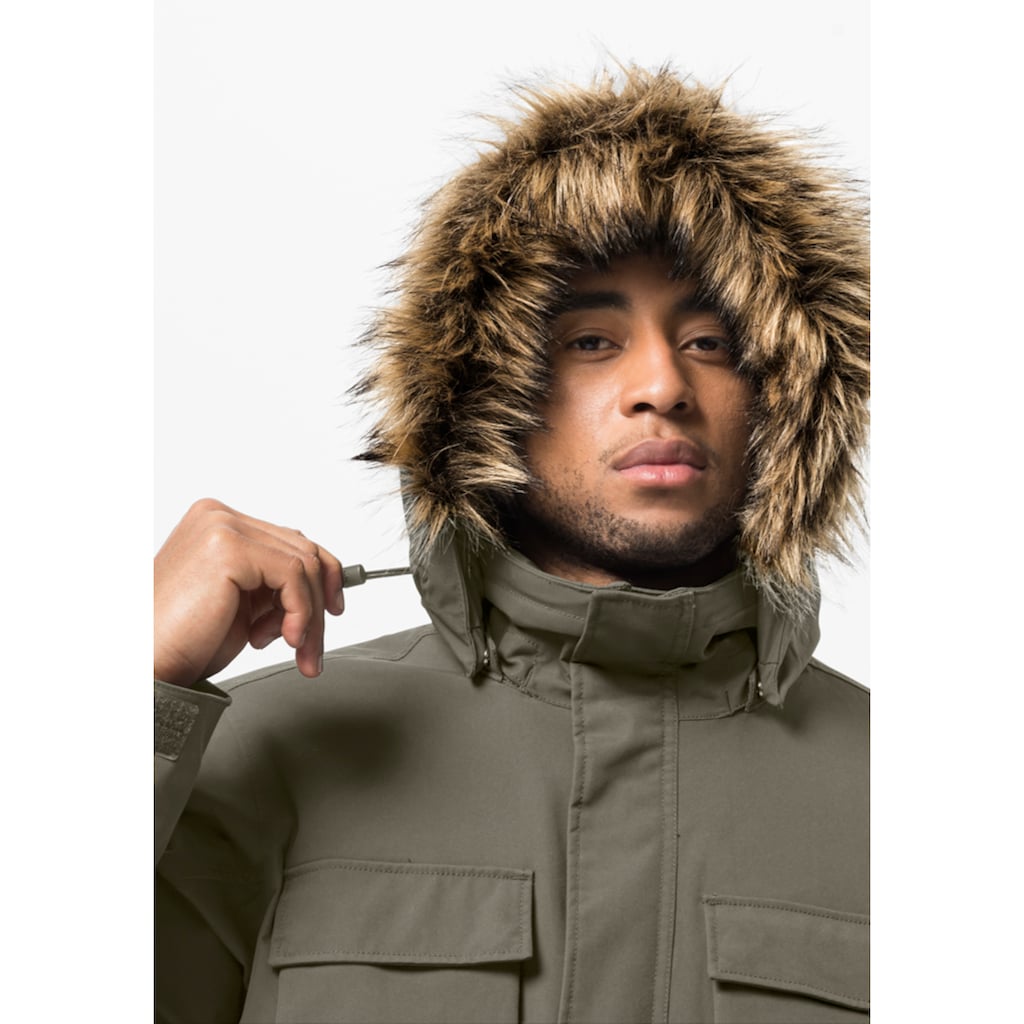 Jack Wolfskin Parka »GLACIER CANYON PARKA«, mit Kapuze