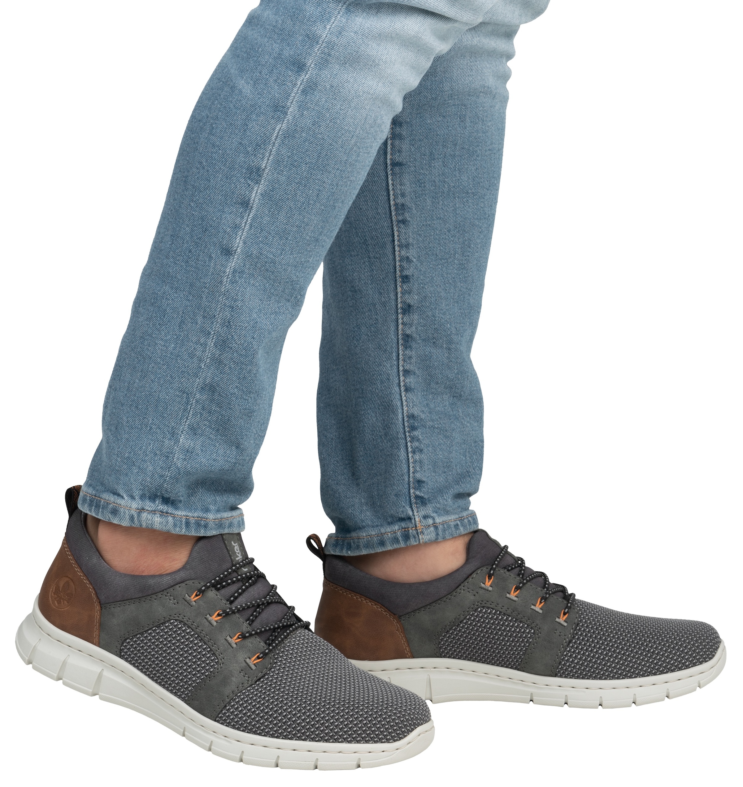 Rieker Slip-On Sneaker, Schlupfschuh, Halbschuh, Freizeitschuh mit Gummizug, zum Schlupfen