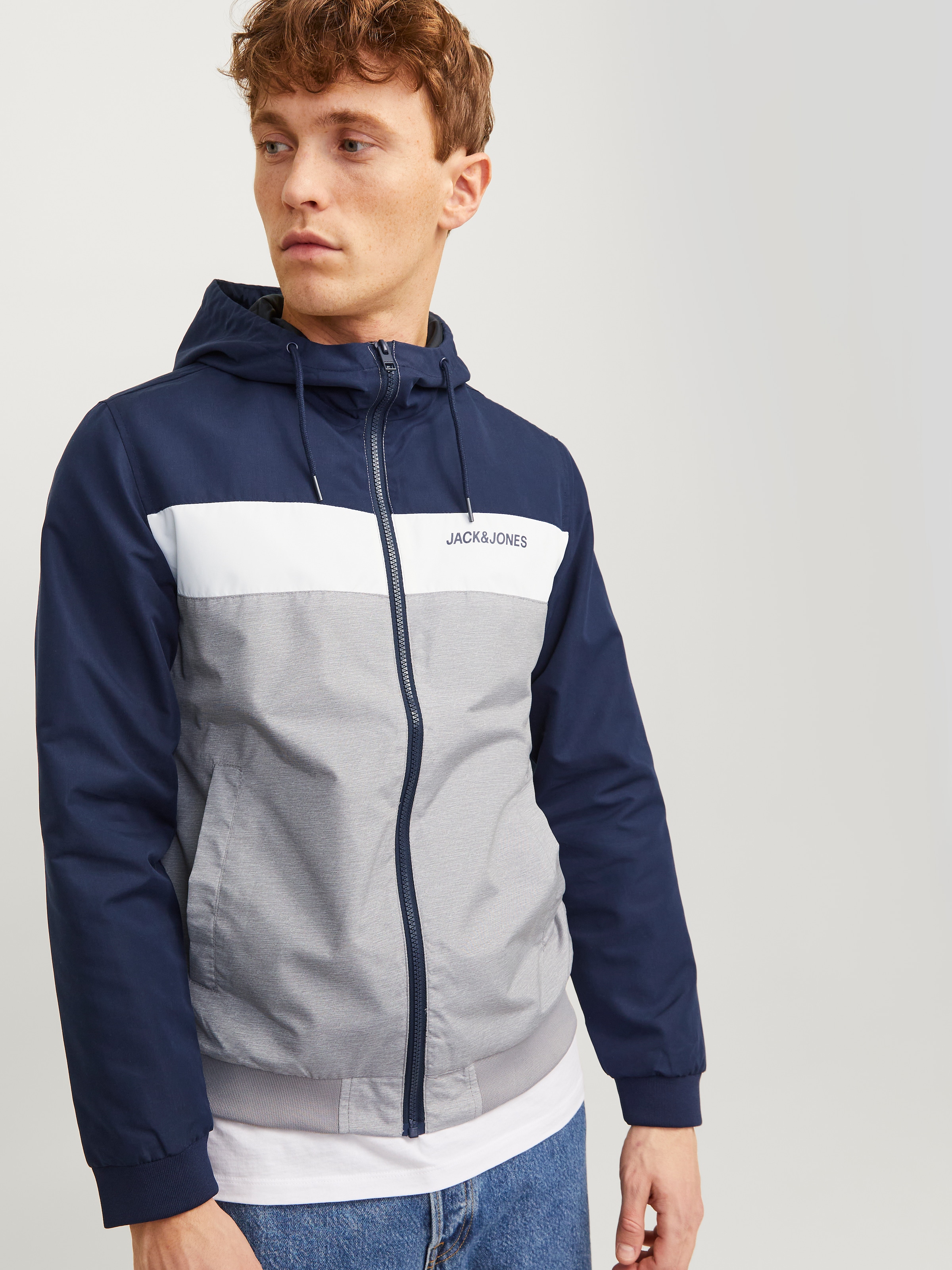 Jack & Jones Blouson »JJERUSH mit Kapuze« mit Kapuze Übergangsjacke, regular fit
