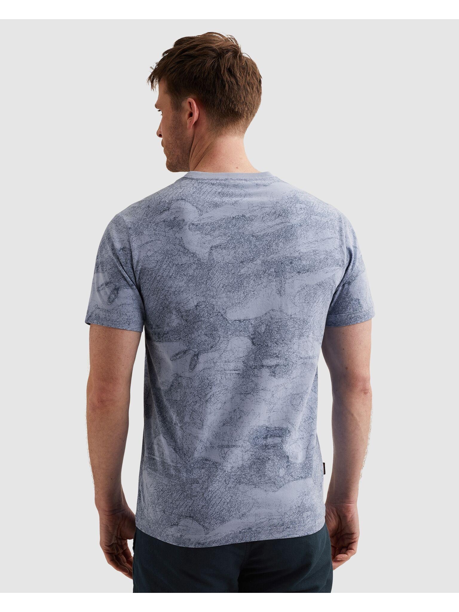 PME LEGEND T-Shirt »Short sleeve r-neck single jersey aop« mit Logo Stickerei
