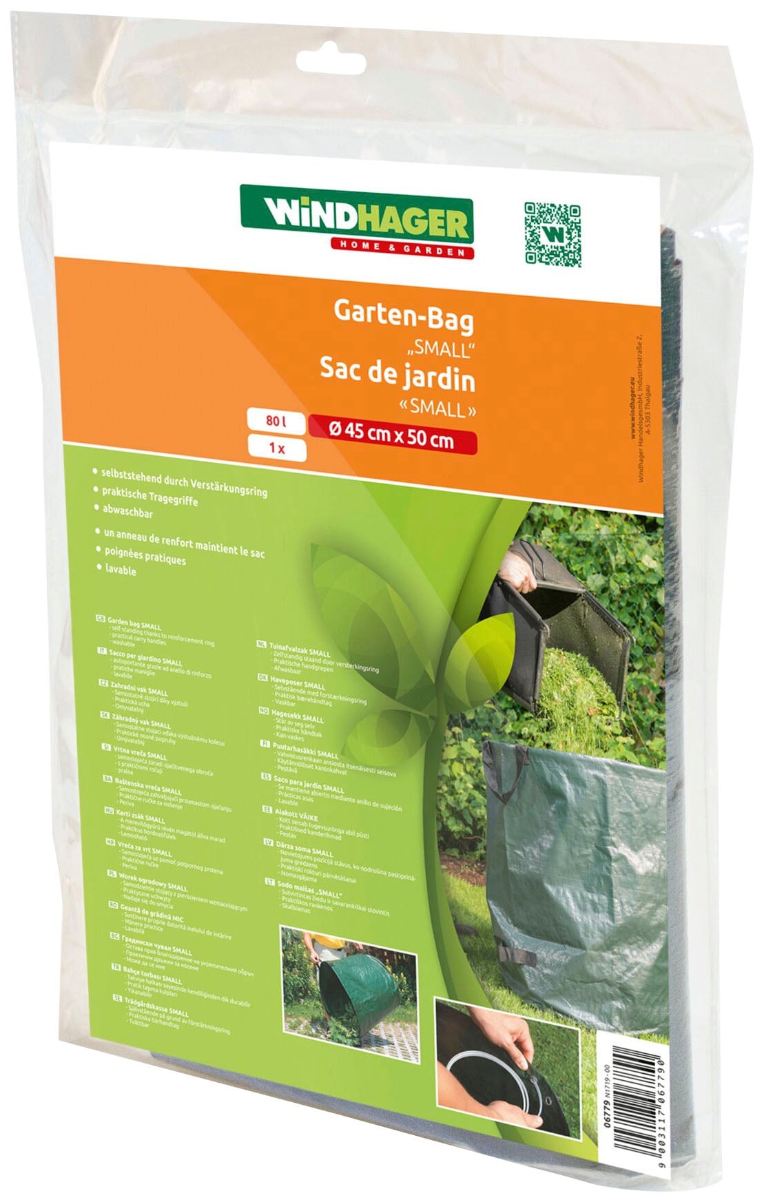 Windhager Gartensack, Garten-Bag aus robustem PE-Gewebe