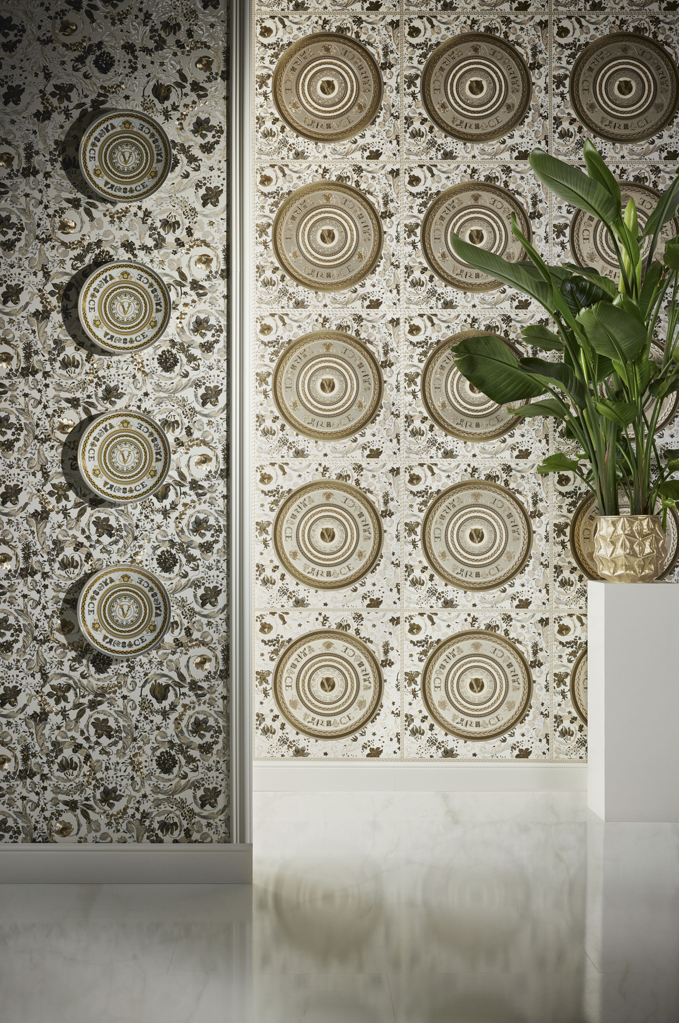 Versace Vliestapete »Wallpaper Versace 5 Floral« abstrakt   gemustert   lei günstig online kaufen