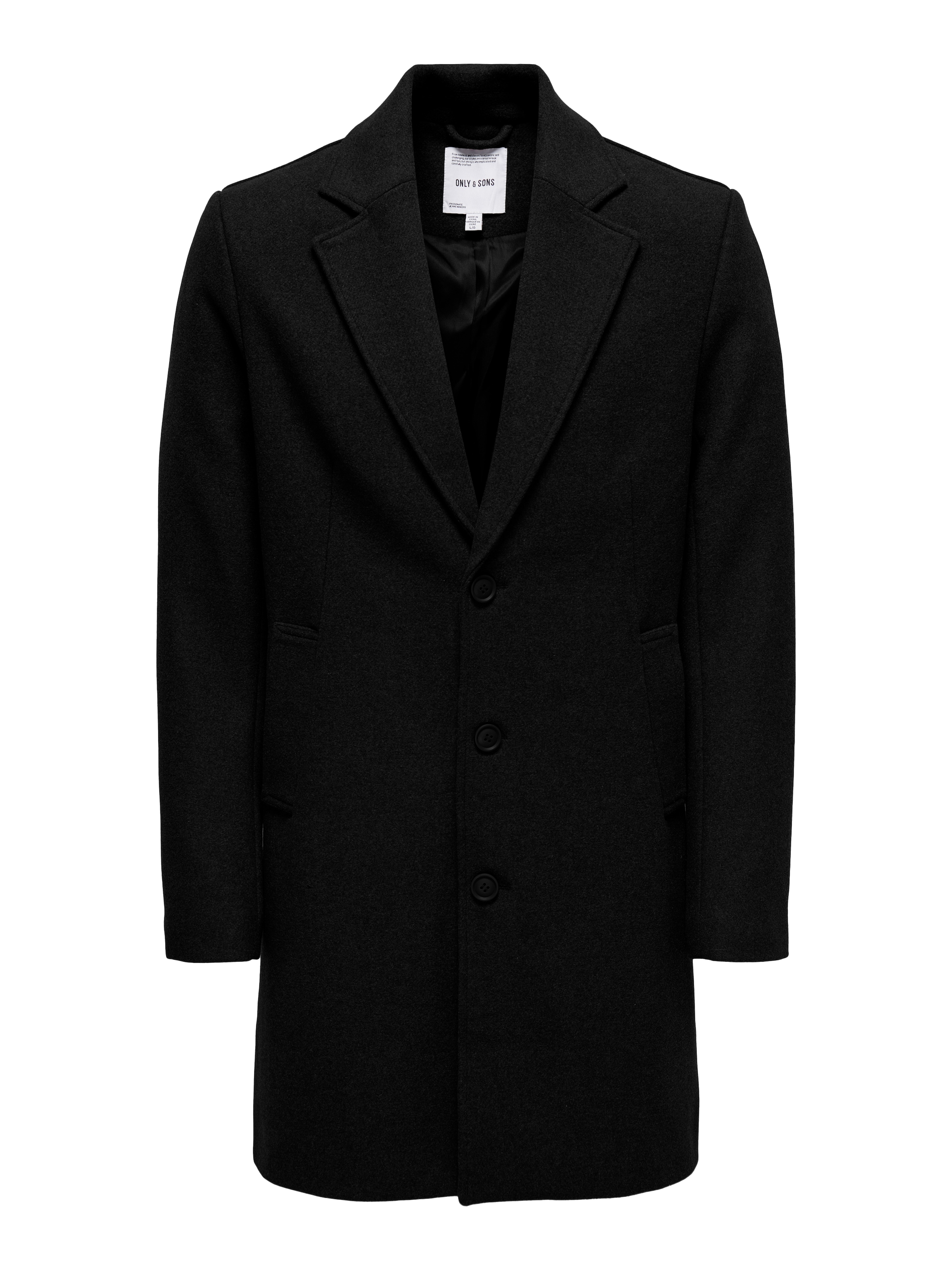 ONLY & SONS Langmantel »ONSMATTHEW WOOL COAT OTW NOOS« mit Wolle