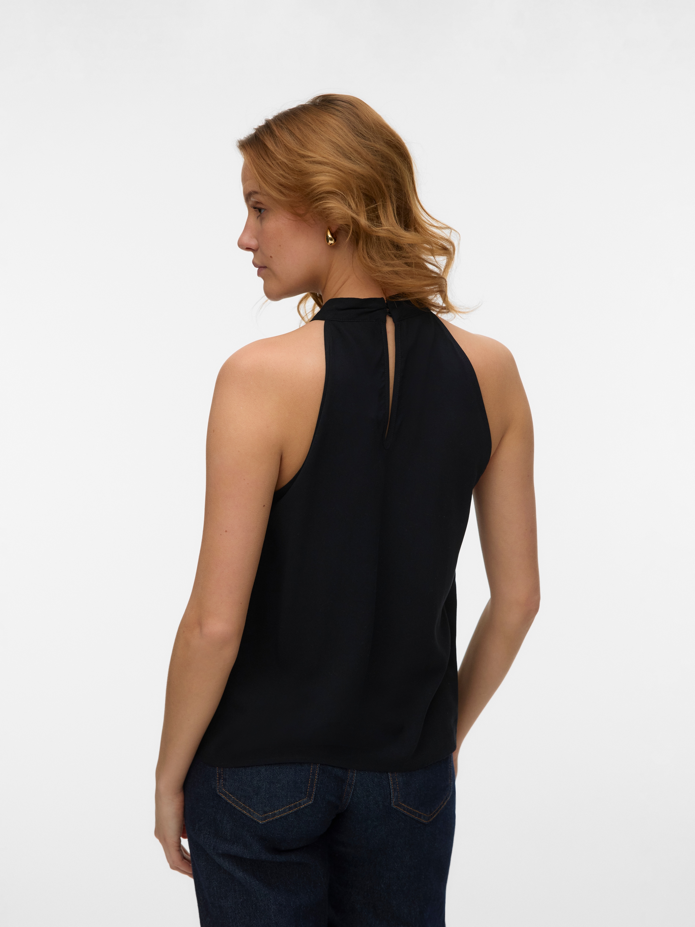 Vero Moda Neckholdertop »VMEASY JOY S/L HALTER NECK TOP WVN« Viskose