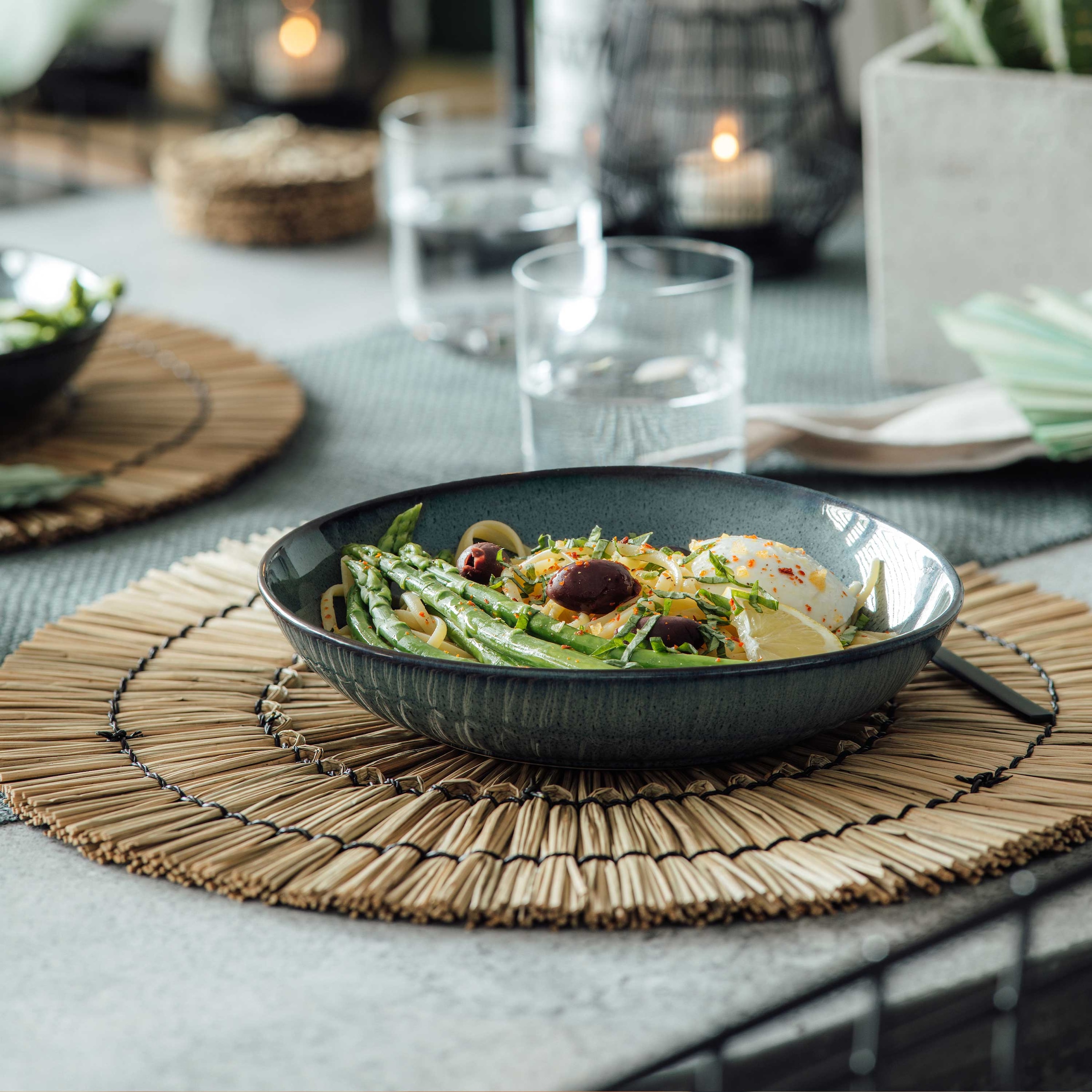 Villeroy & Boch Geschirr-Set »Lave gris Tafelset« Effektglasur im handmade Pottery Look