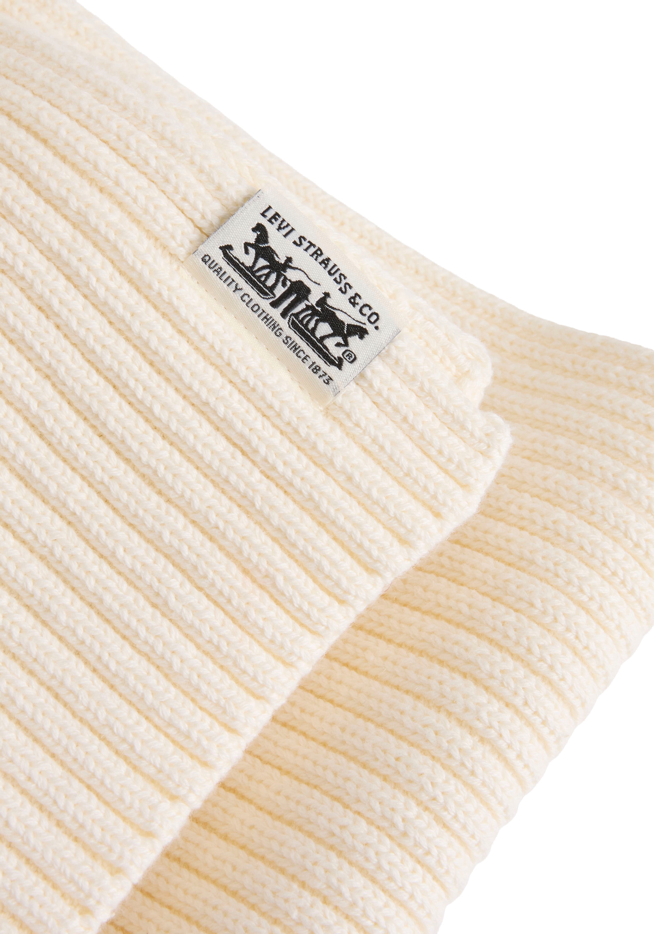 Levi's® Strickschal »SUNSET SCARF« cosy Rippstrickschal, Baumwolle, One size