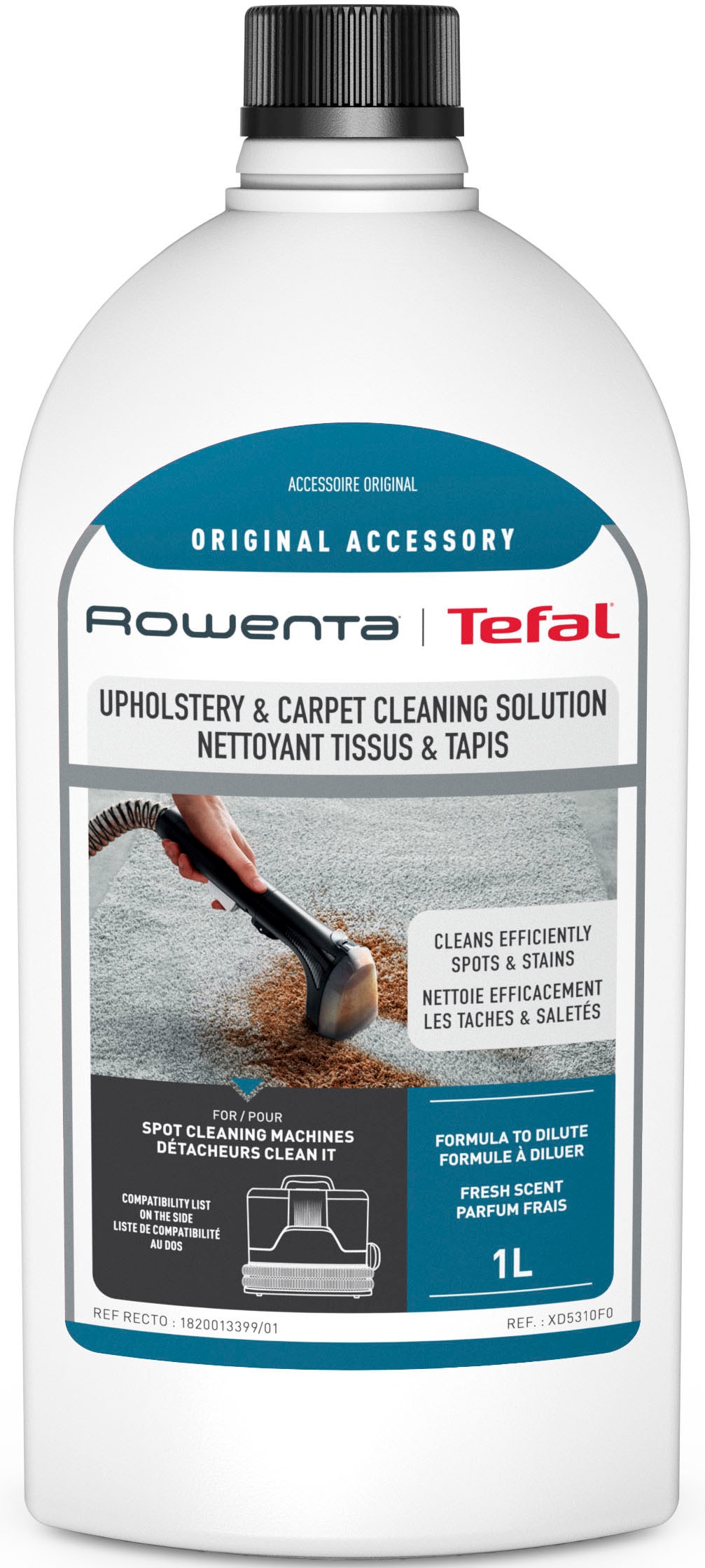 Rowenta Teppichreiniger »XD5310 Clean It«, (1 St.), Reinigungslösung, für P günstig online kaufen