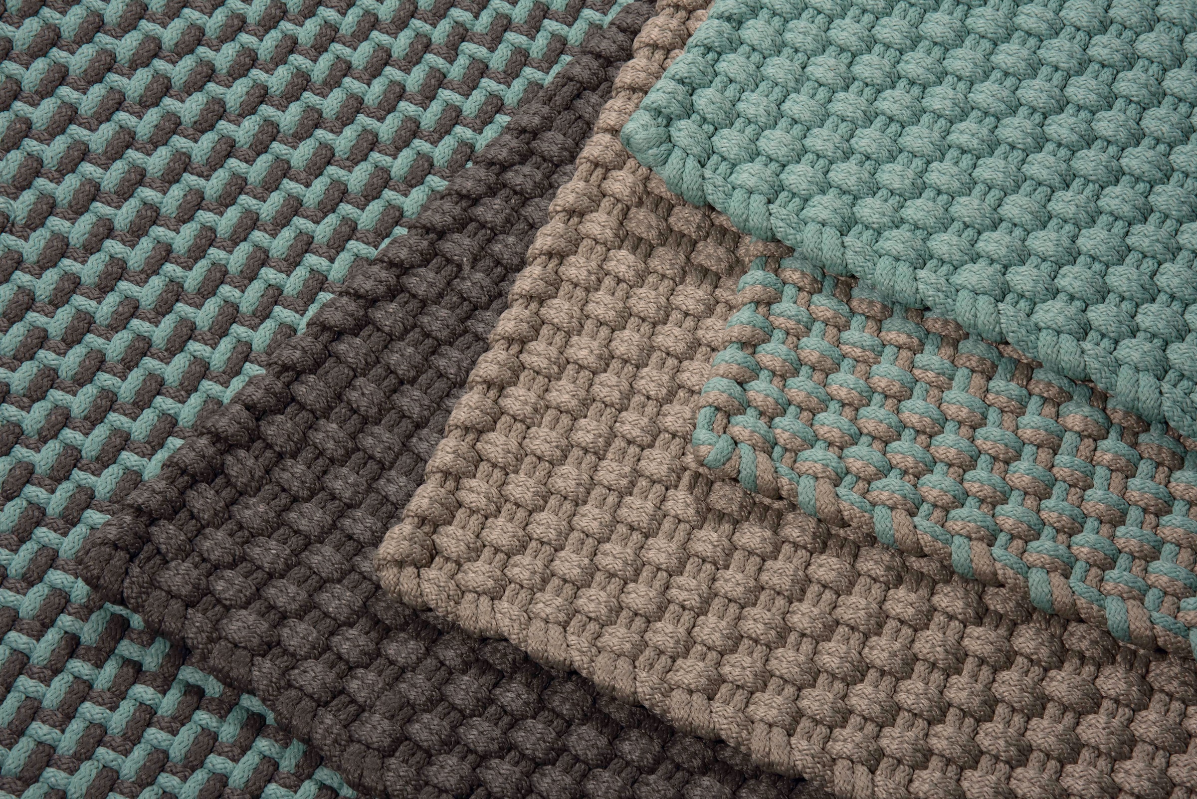 PAD Fußmatte »UNI, Schmutzfangmatte« rechteckig 15 mm Höhe handgewebt, Uni Farben, In- und Outdoor geeignet, auch als Läufer