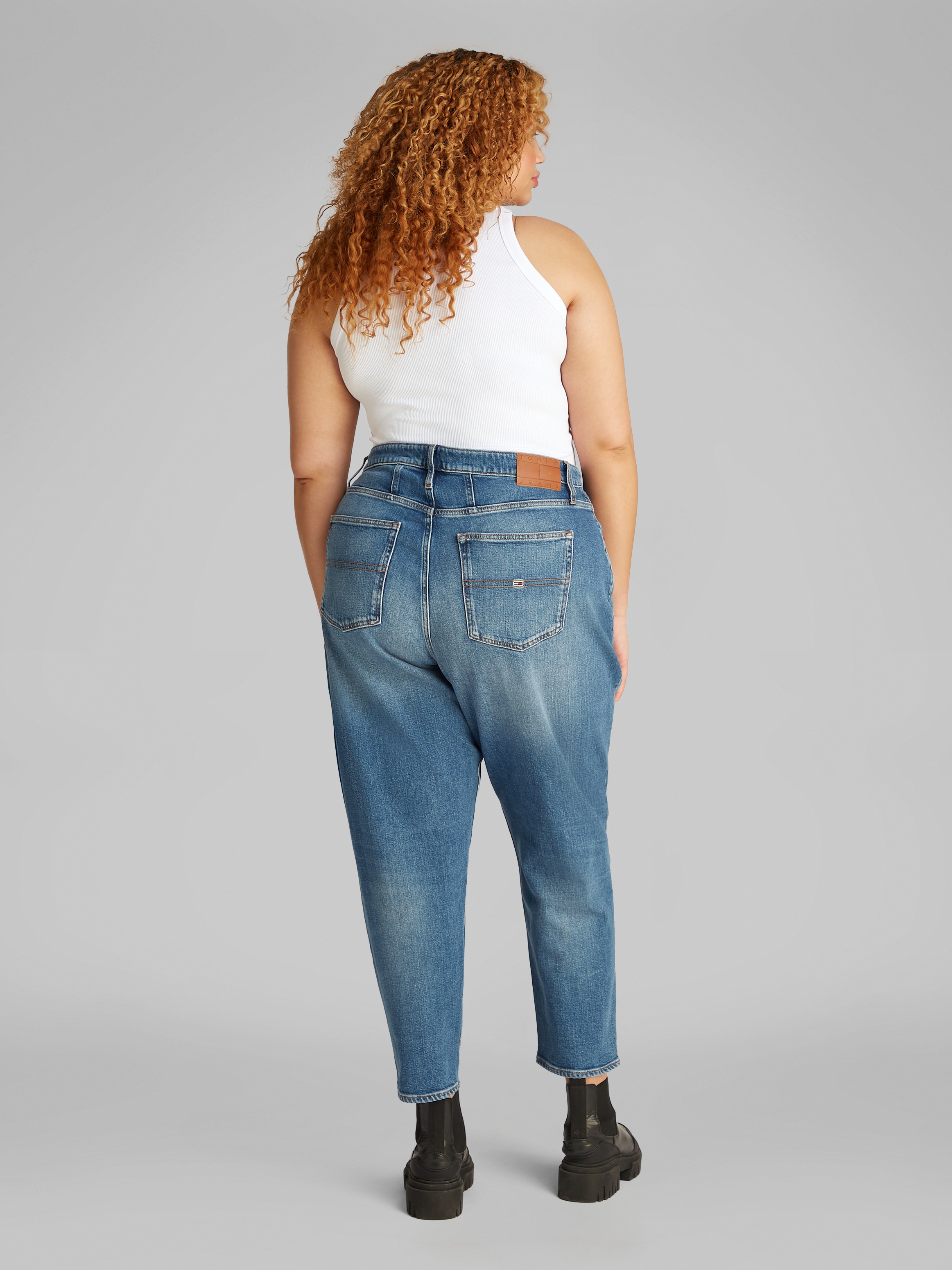 Calvin Klein Jeans Plus Tanktop »PLUS WOVEN LABEL RIB TANK TOP«, in großen Größen