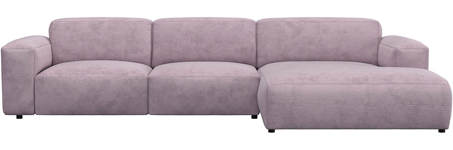 FLEXLUX Ecksofa »Lucera bequem und komfortabel durch hochwertigen Sitzaufba günstig online kaufen