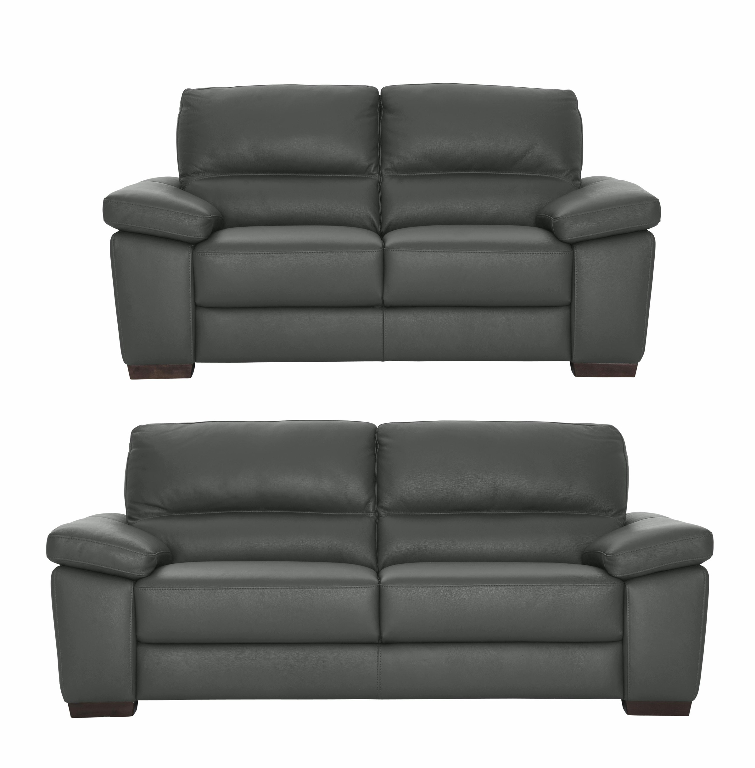 CALIA ITALIA Polstergarnitur »Gaia, hochwertige Garnitur aus 2-Sitzer und 3-Sitzer, edles Design« Set, 2 Stk. tlg. Ledergarnitur, in zwei hochwertigen