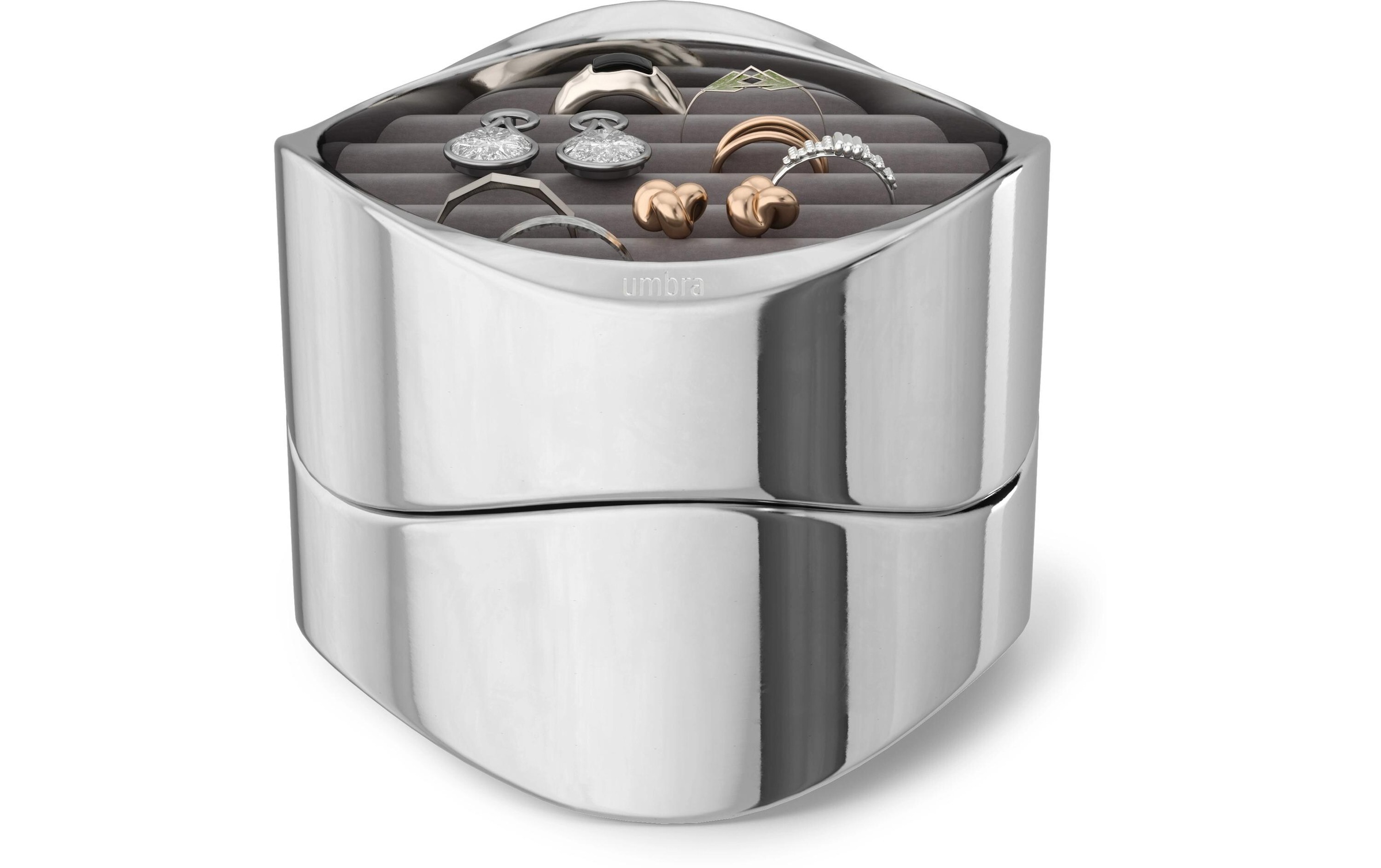 Umbra Aufbewahrungsbox »Mavy 11 cm Silber«