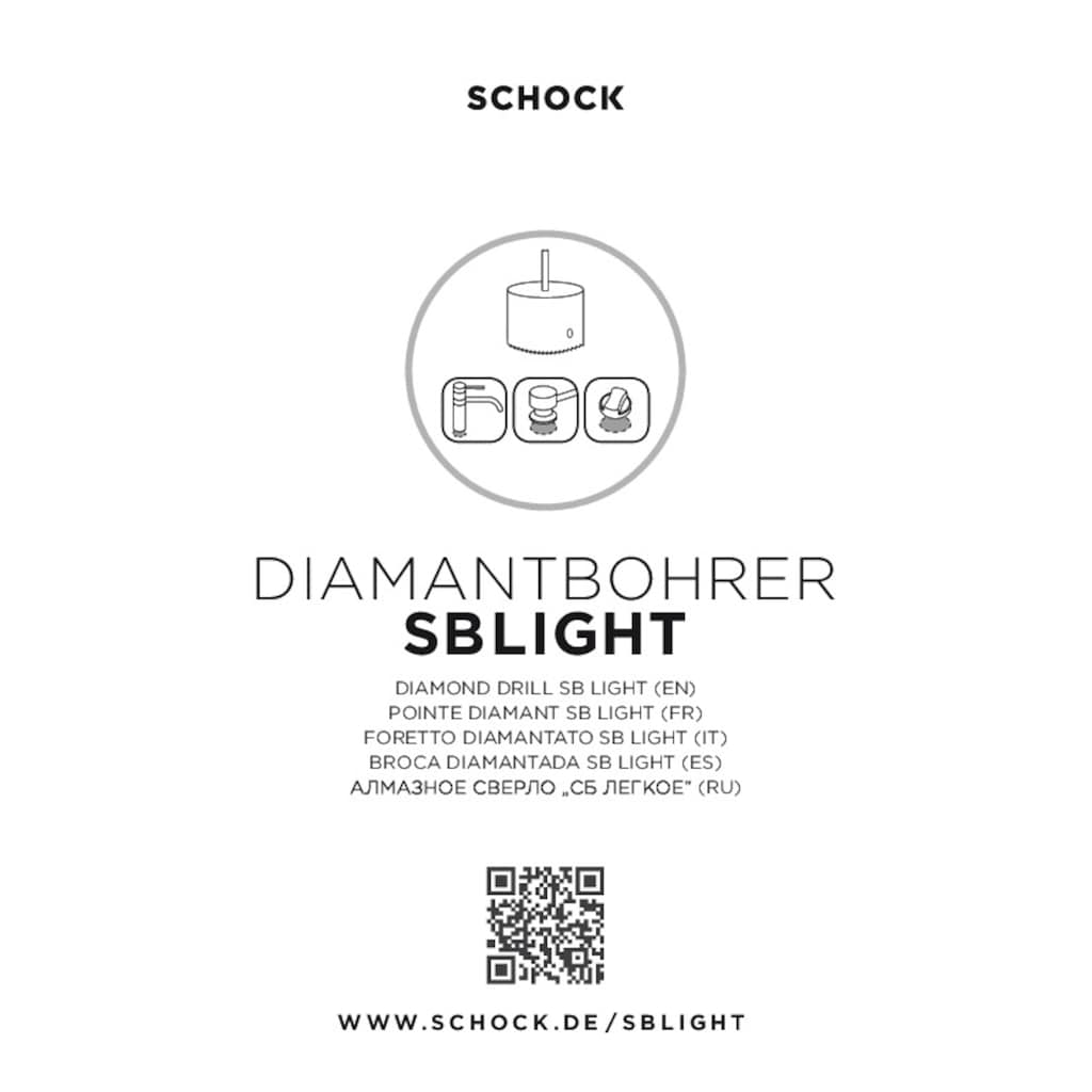 Schock Fräsbohrer »Diamantbohrer SB Light«