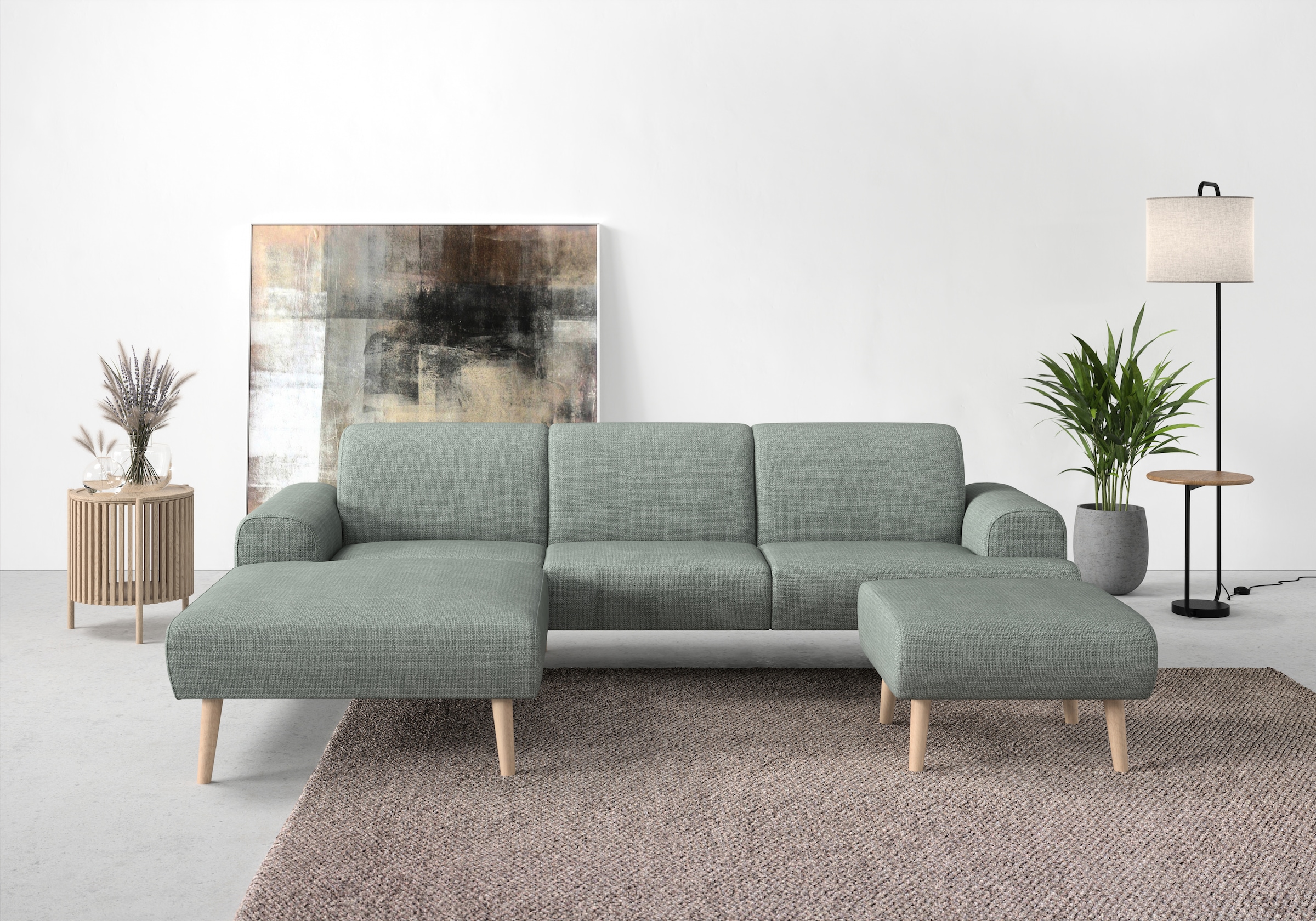 andas Ecksofa »Swift L-Form«, Federkern-Polsterung, B/T/H: 292/83/176 cm