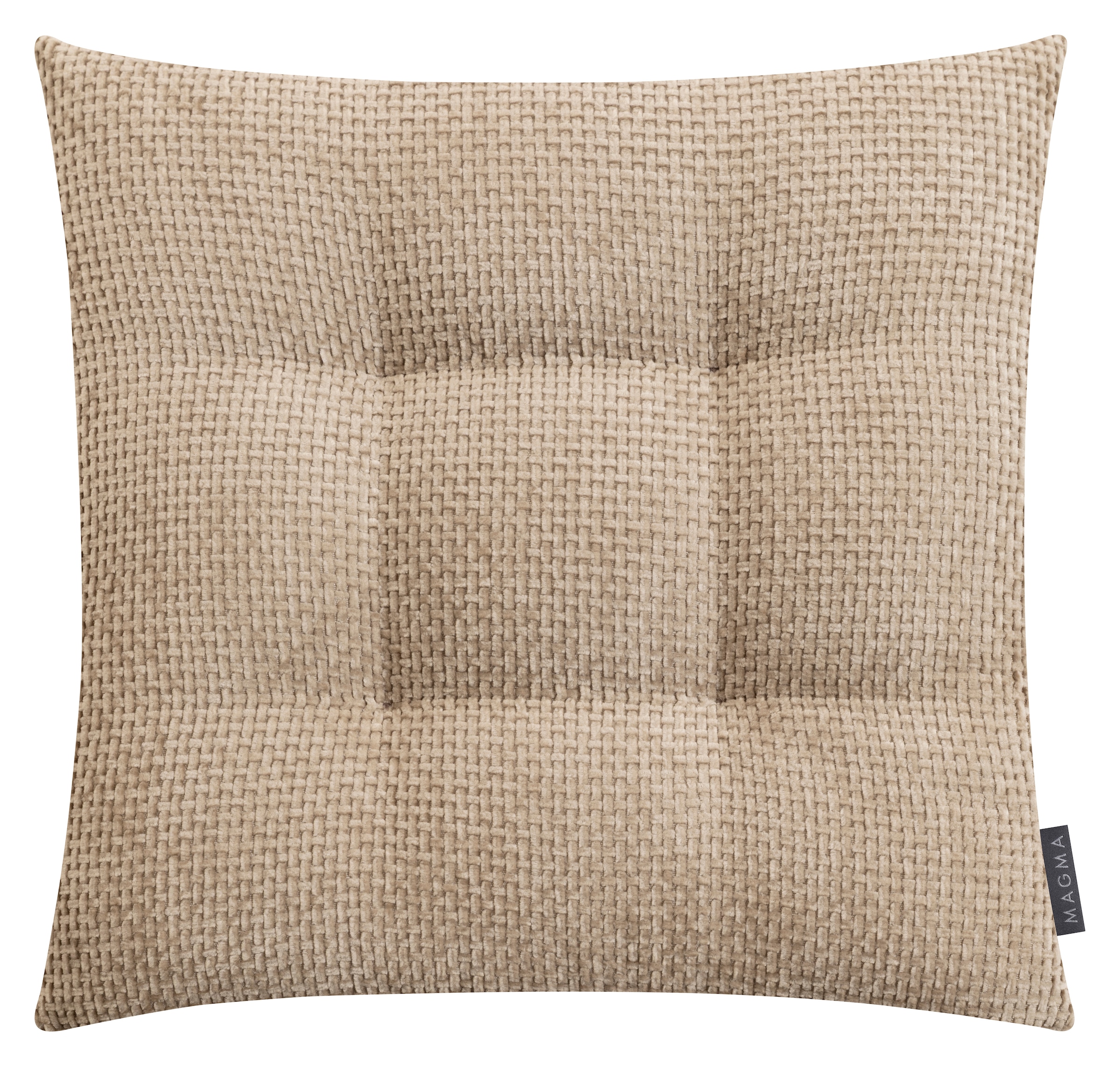 Stuhlkissen »ARLO Stuhlkissen Form 55« Komfort trifft Stil: Hochwertiges Stuhlkissen mit robuster Webstruktur Chenille, Faserbällchen (Polyester), 