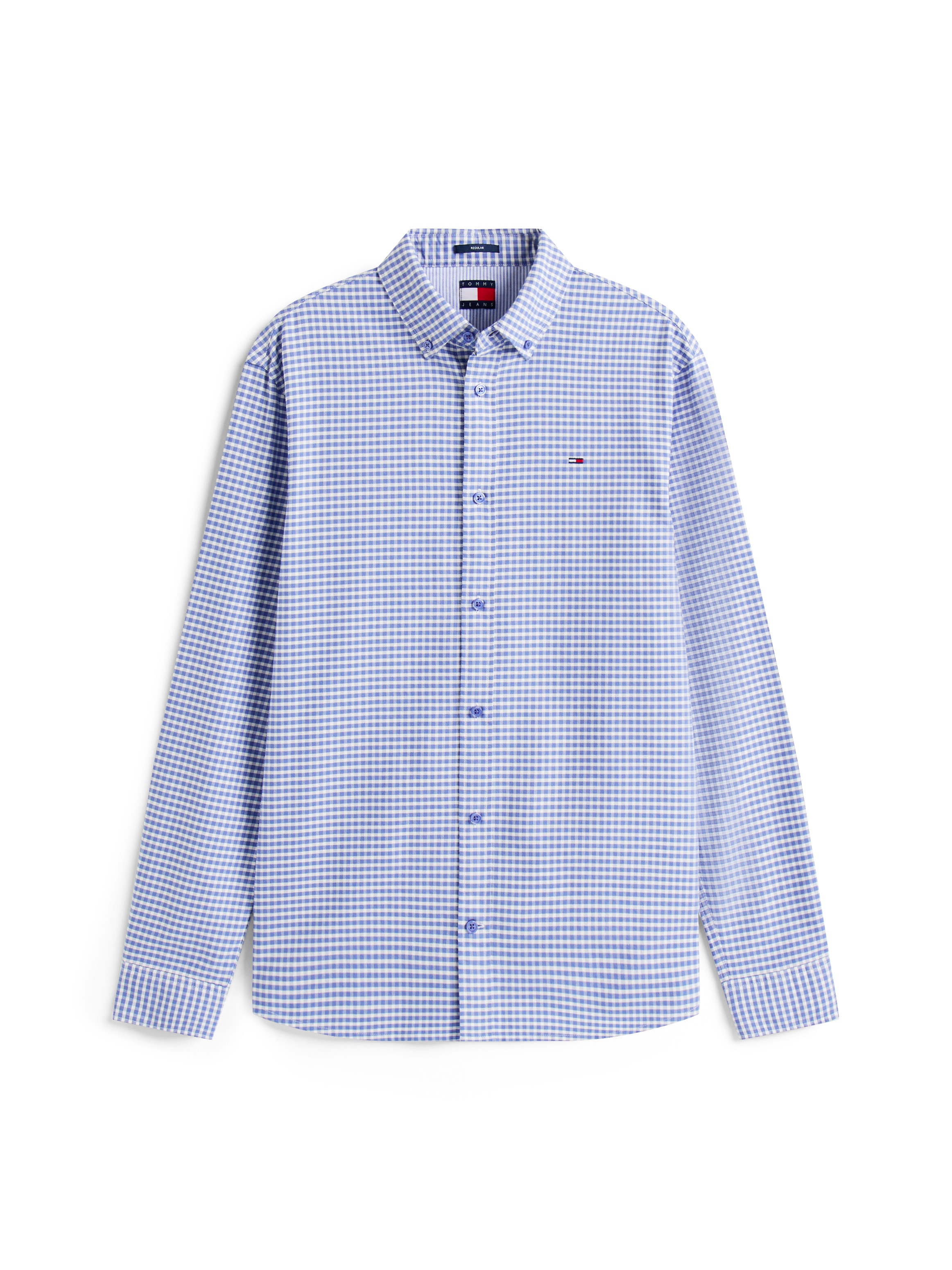 Tommy Jeans Langarmhemd »TJM OXFORD CHECK« regular fit, Karohemd, Button-down-Kragen