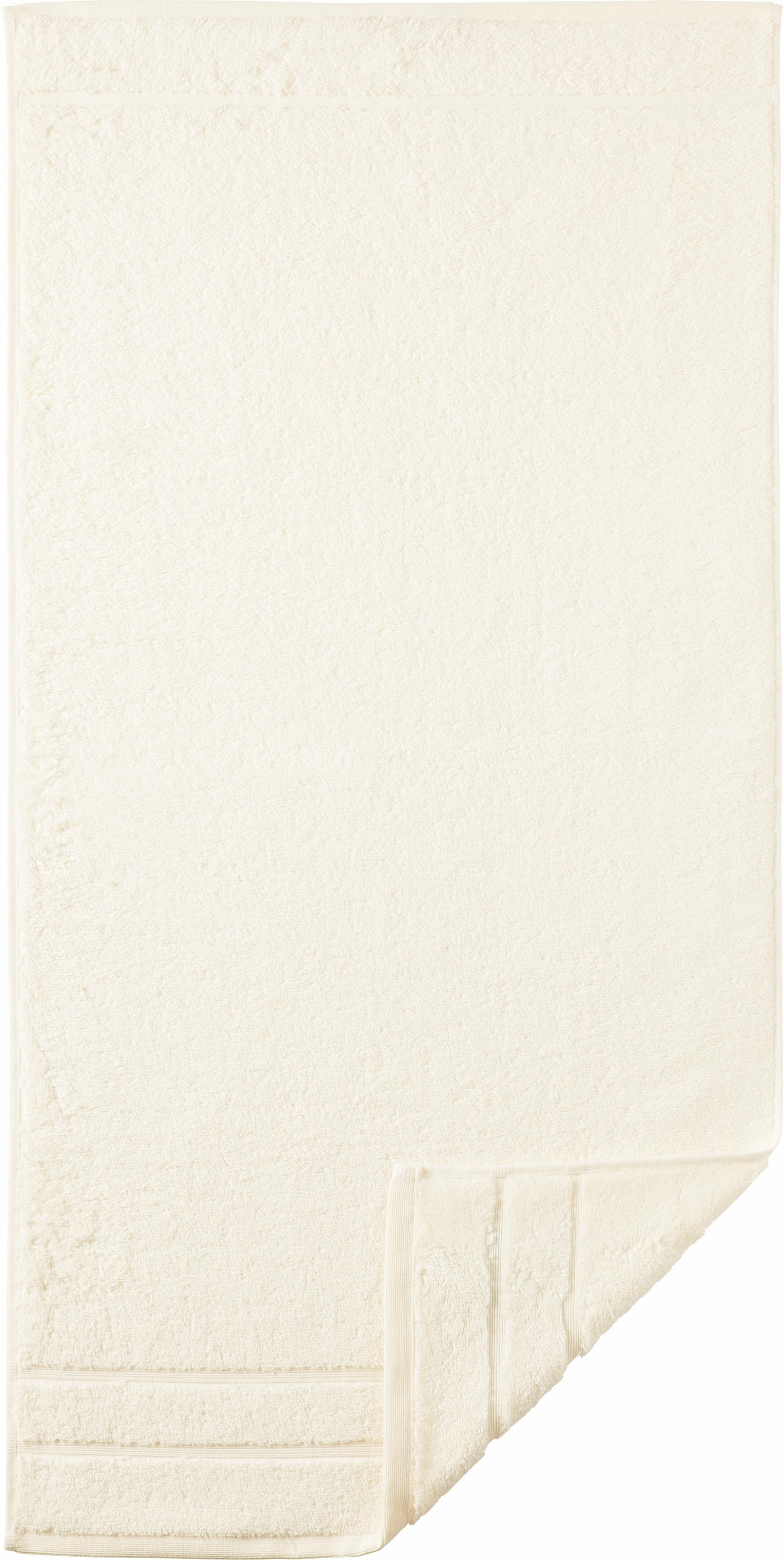 Egeria Badetuch »Prestige«, (1 St., Badetuch 75 x 160 cm), Uni Programm mit Streifenbordüre, SUPIMA Baumwolle