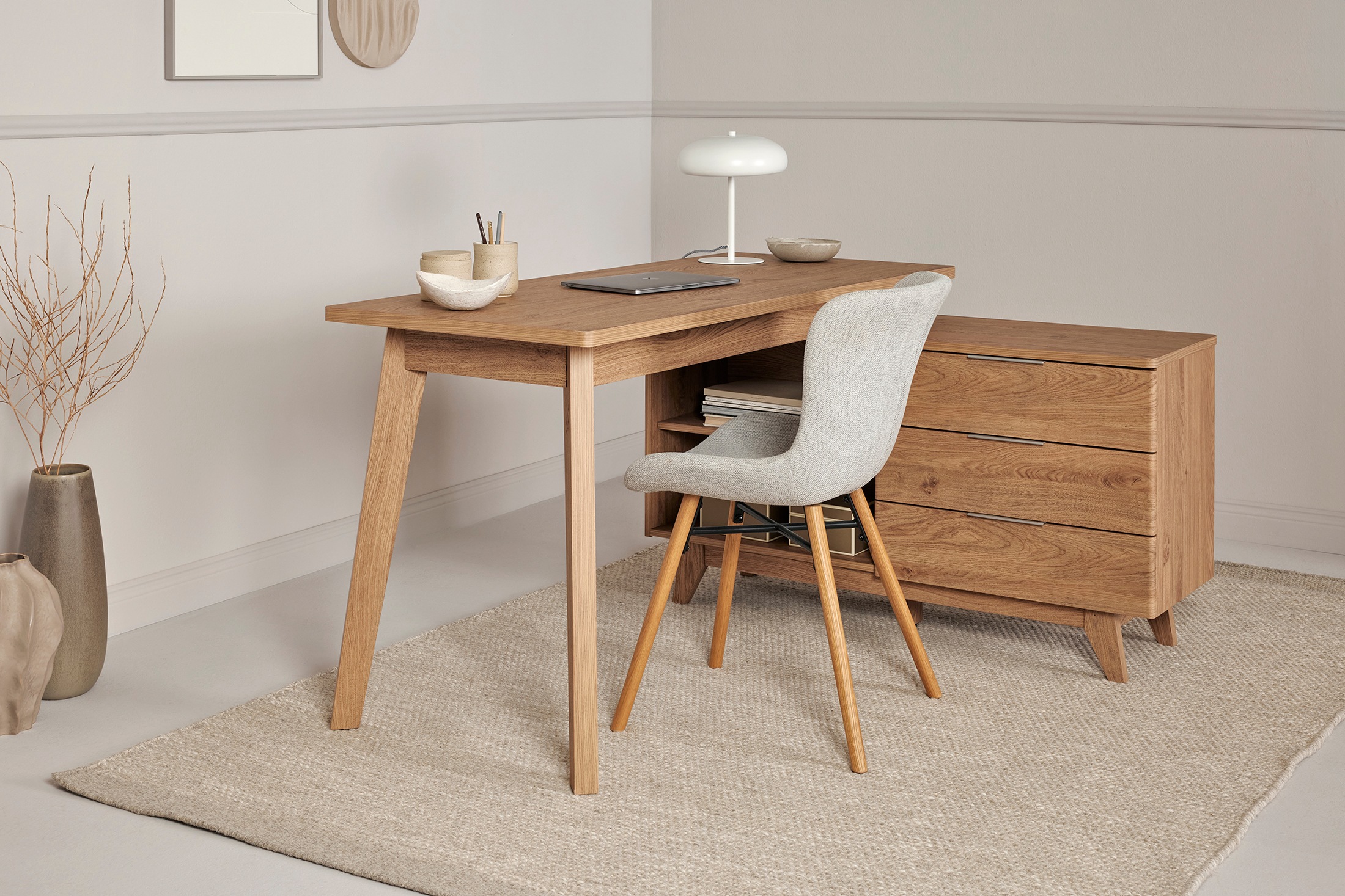 Jahnke Eckschreibtisch »LIBRE D 240 E« 1 Stk. tlg. wechselseitig montierbar günstig online kaufen