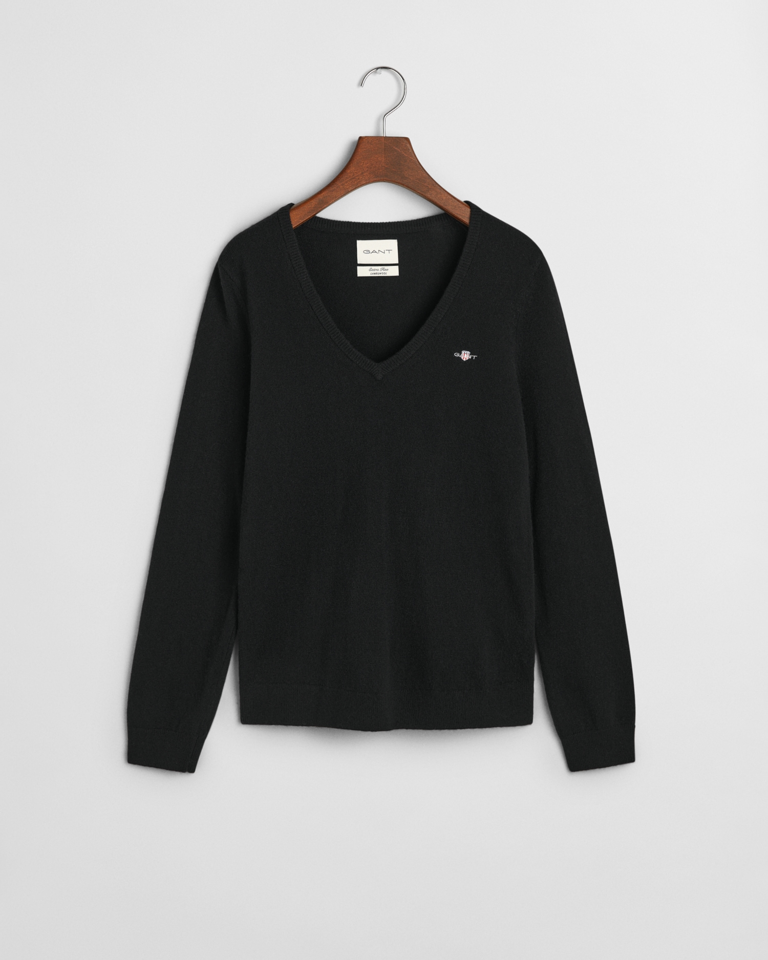 Gant V-Ausschnitt-Pullover »EXTRAFINE LAMBSWOOL V-NECK«