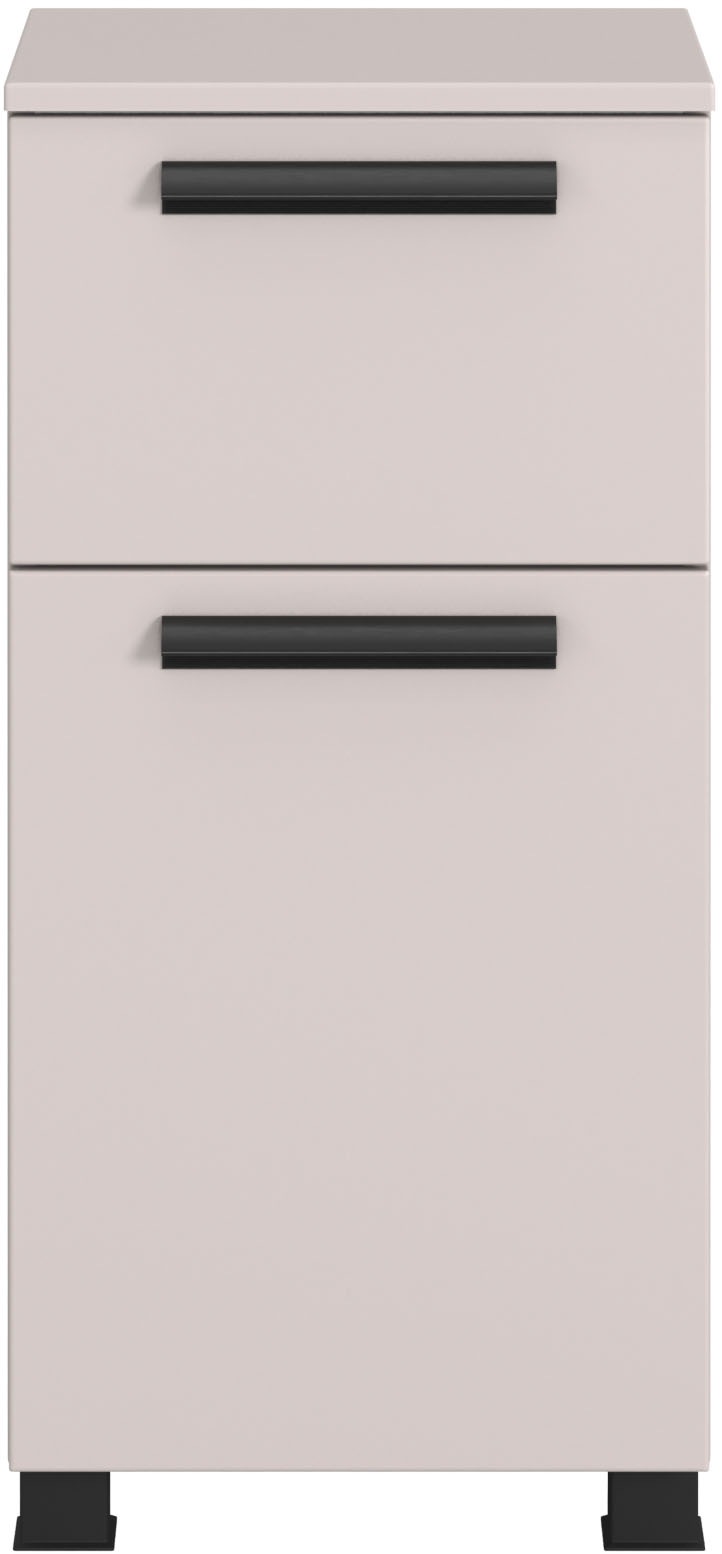 welltime Badmöbel-Set »SALVADA, 5tlg-Set, gedämpfte Scharniere, Softclose, Keramikbecken« Maße (B/T/H): 180/47,5/200 cm, 