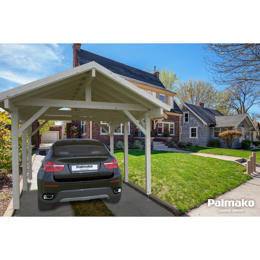 Palmako Einzelcarport »Robert«, Holz, natur