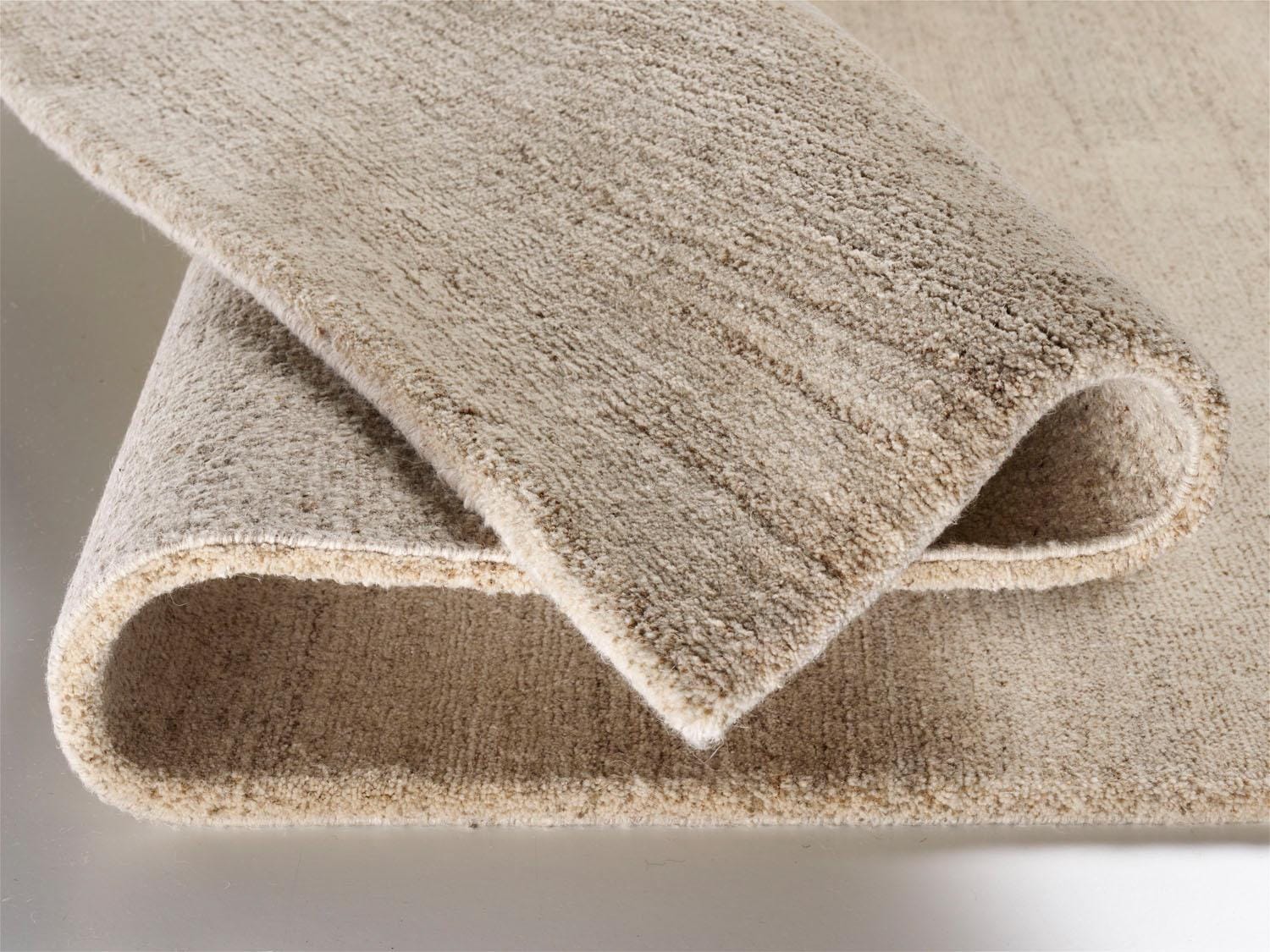 OCI DIE TEPPICHMARKE Teppich »Avantgard Uni«, rechteckig, 9 mm Höhe, handgeknüpft, Wohnzimmer