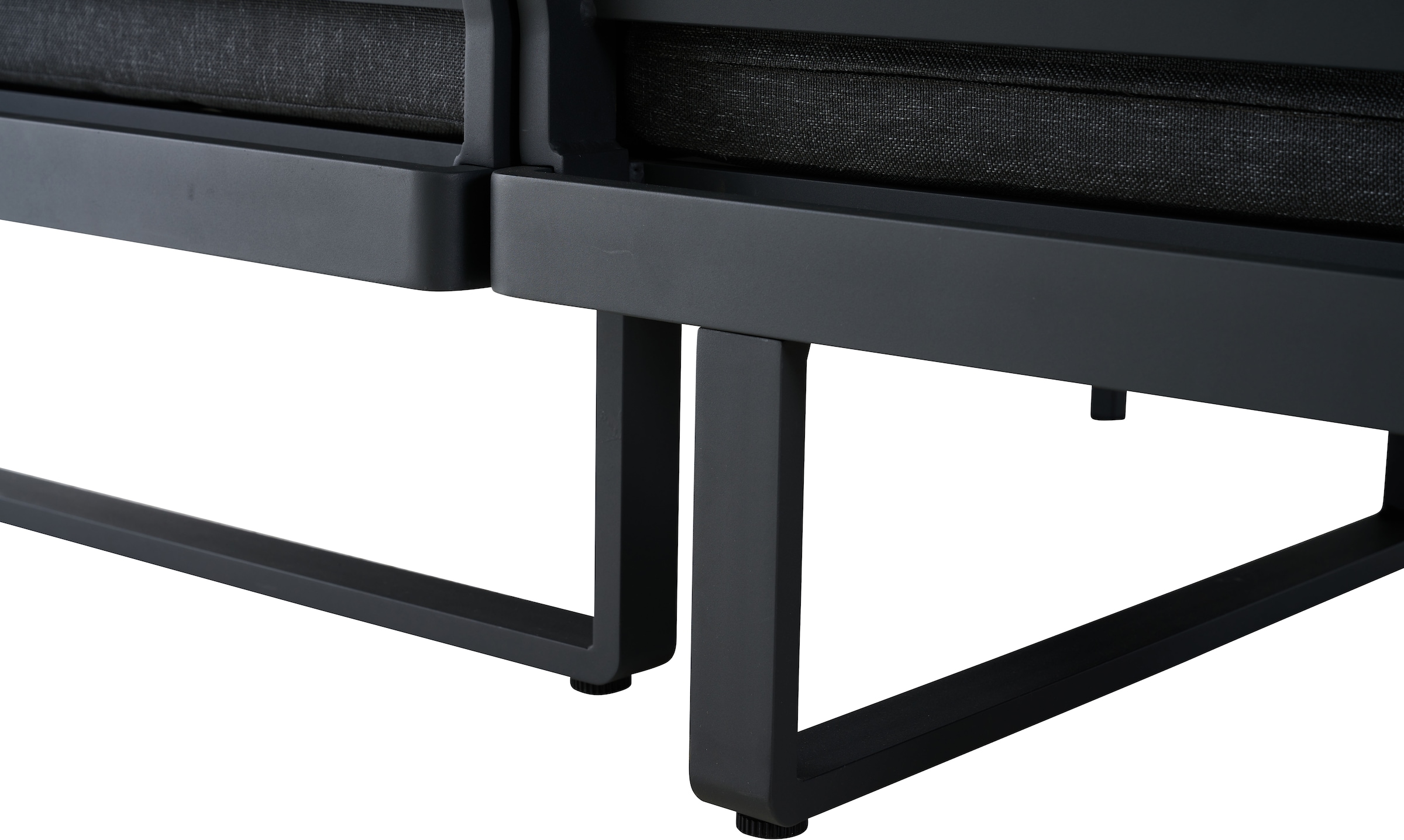 Siena Garden Loungeset »WESTON« Set, 3 tlg. aus Aluminium, inkl. Sitz- und Rückenkissen in mix anthrazit