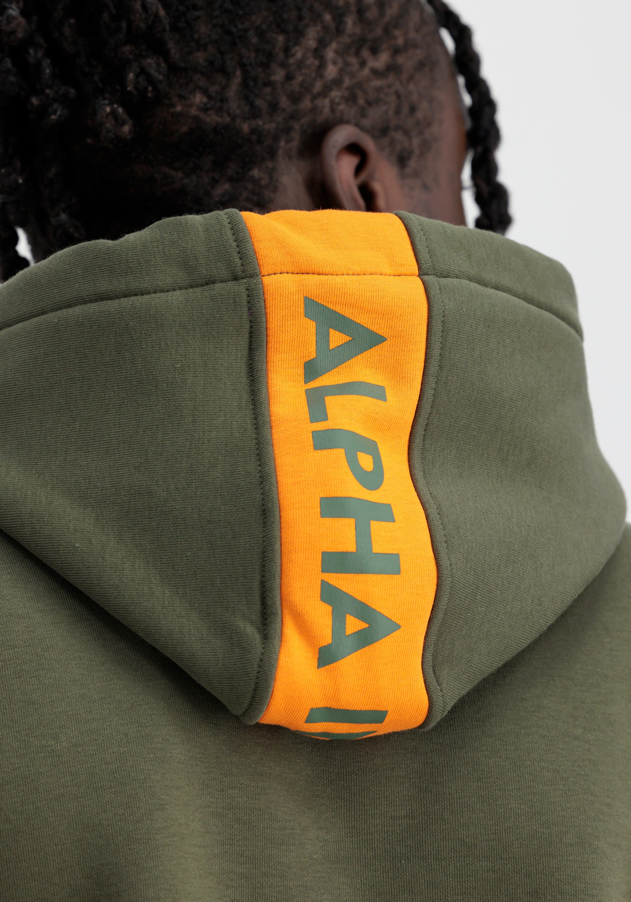Alpha Industries Hoodie »Alpha Industries Men - Hoodies Red Stripe Hoodie«