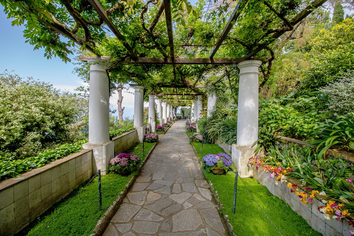 Papermoon Fototapete »Capri Pergola« günstig online kaufen