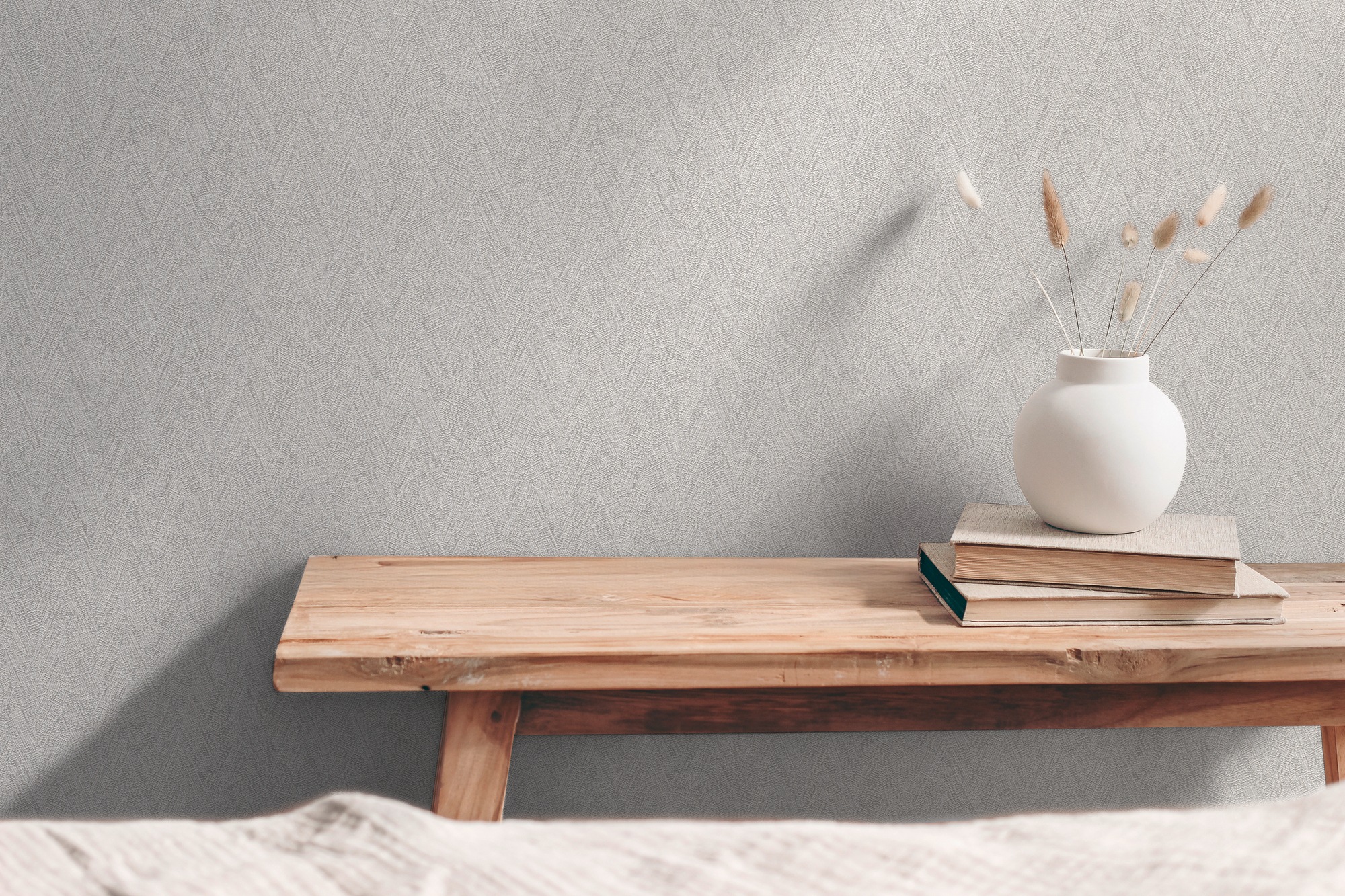 A.S. Création Vliestapete »mit grafischem Muster im Fischgratstil« matt str günstig online kaufen