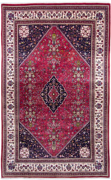 morgenland Wollteppich »Abadeh Medaillon Rosso 320 x 205 cm«, rechteckig, U günstig online kaufen