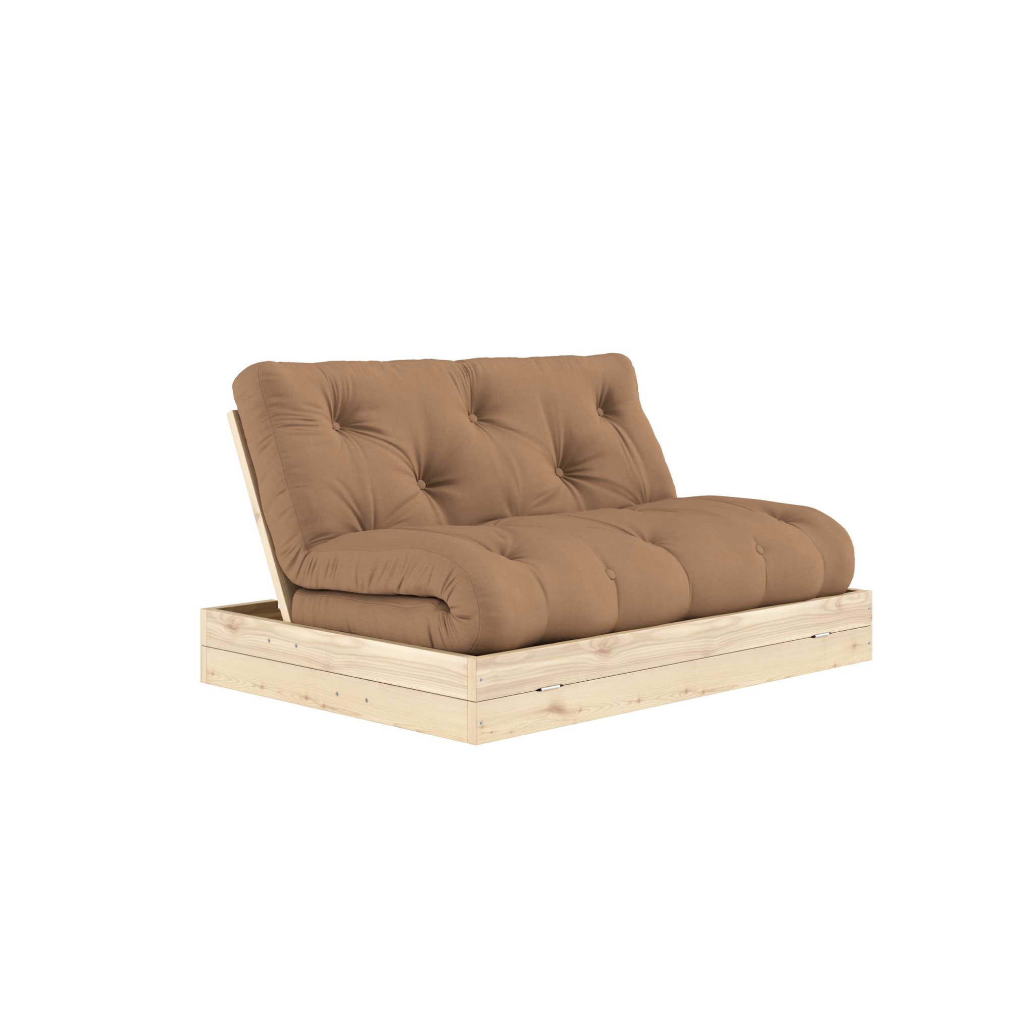 Karup Design Schlafsofa »Flip Sofabed, Made in Europe, mehrere Farben, vielseitig einsetzbar«, (B/H/T Sofa: ca 145 x 83 x 98,5 cm, Bett: ca 145 x 21 x 200 cm), inkl. handgefertigte Futonmatratze, FSC®-zertifiziertes Massivholz