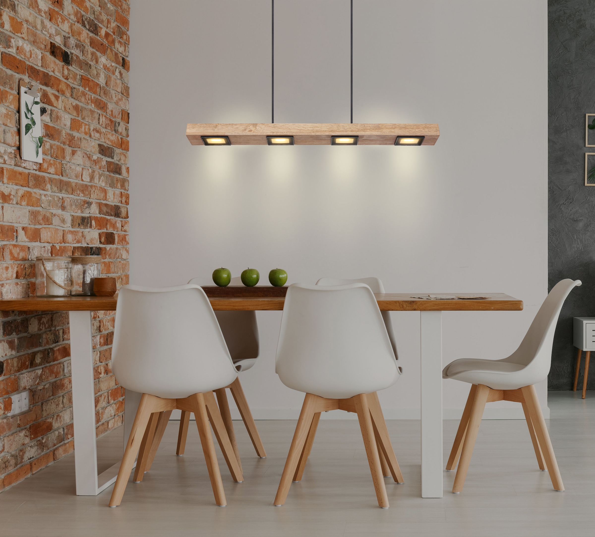 GLOBO LIGHTING LED Pendelleuchte »JOYA«, Leuchtmittel LED-Modul | LED fest integriert, Hängelampe/Hängeleuchte/Wohnzimmer/Esstisch/elegant