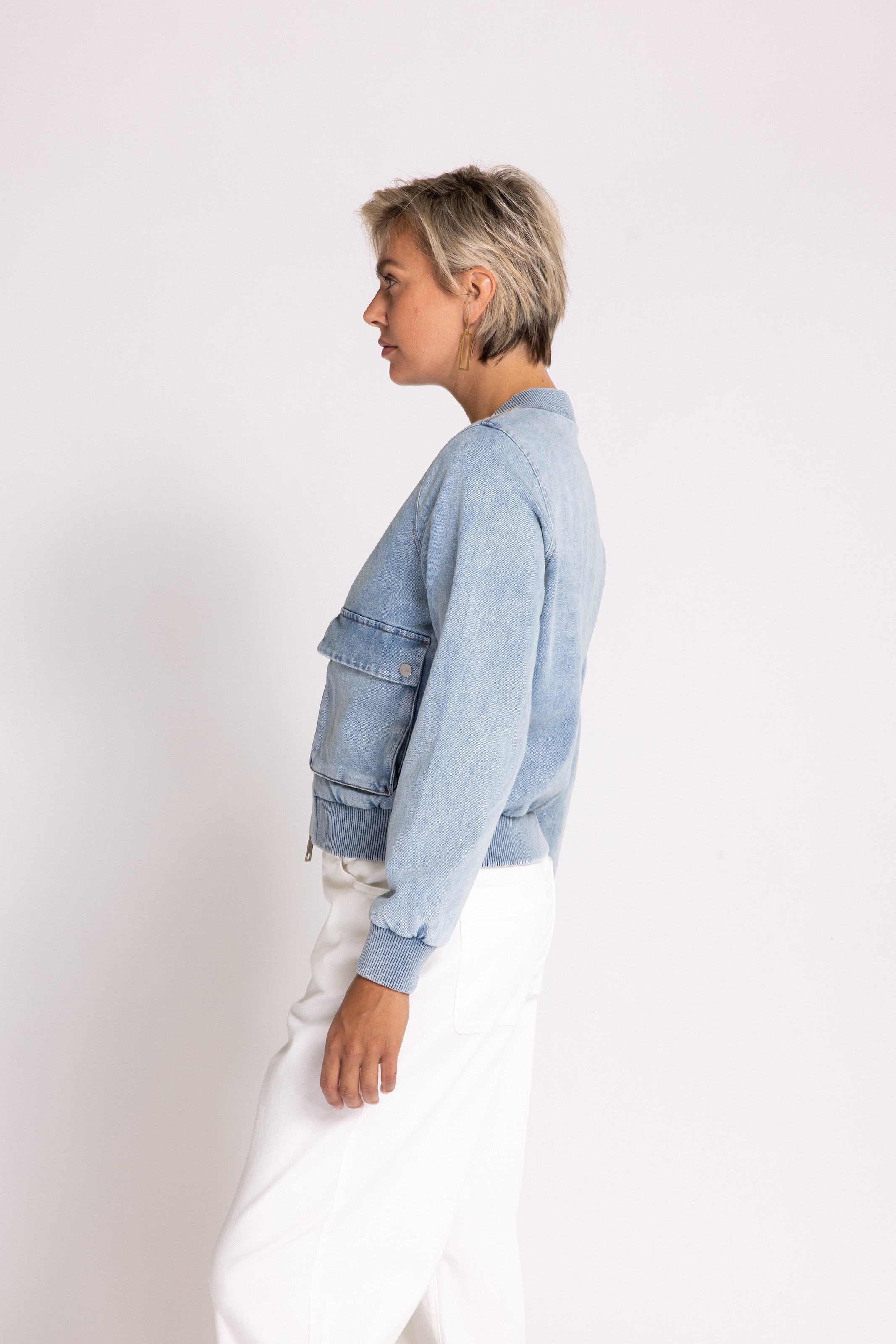 Zhrill Blouson, in Unifarbe