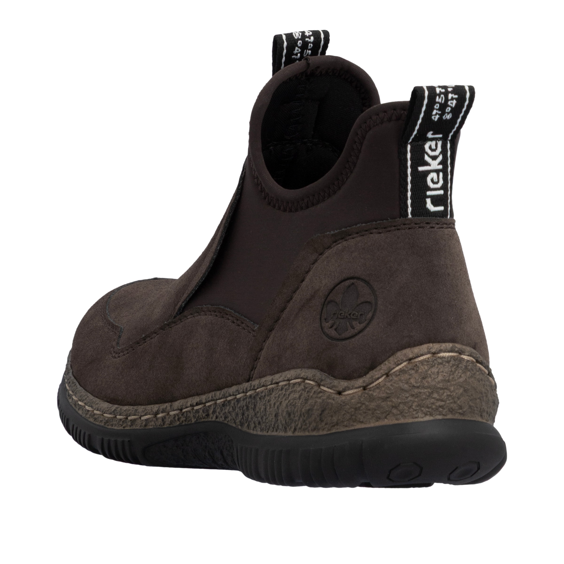Rieker Schlupfboots  Slipper, Slip-on Sneaker, Stiefelette mit MemoSoft-Innensohle